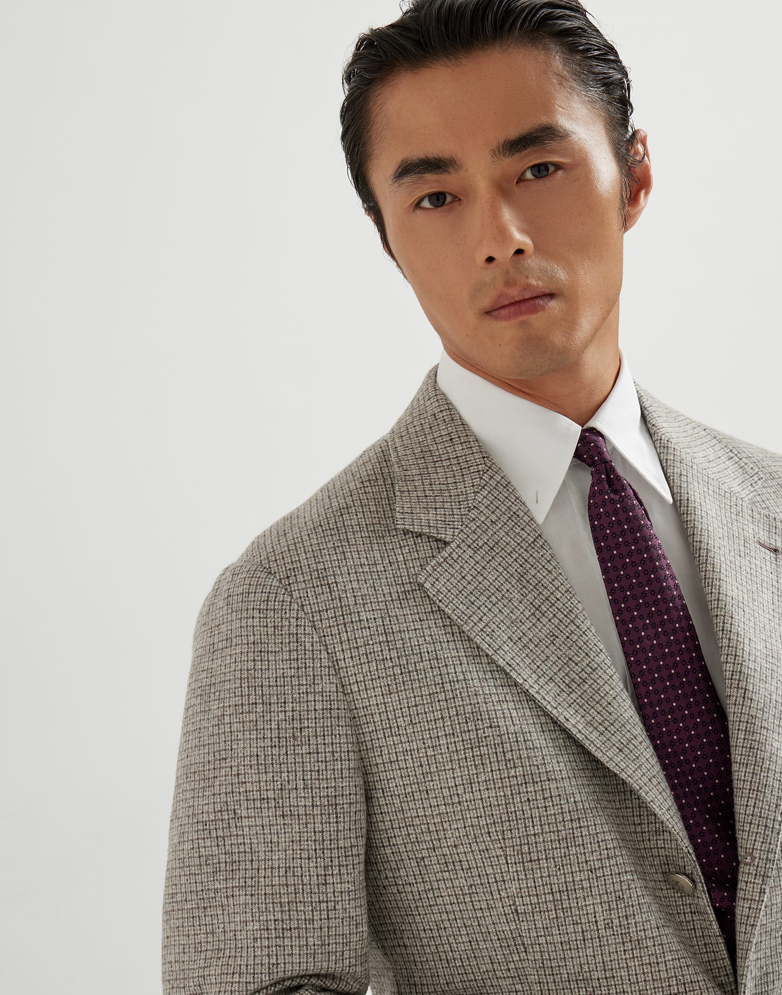 西装套装 - 细节视角 - 正面观看 - 全屏观看