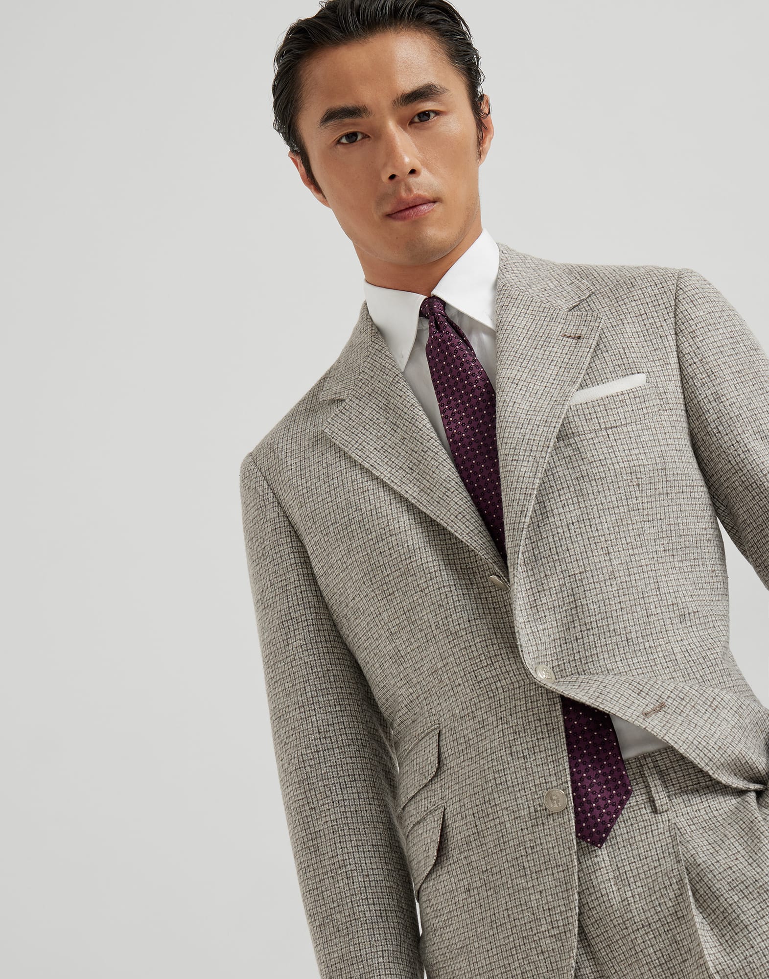 ワンアンドハーフブレストジャケット - エディトリアル - 全画面表示