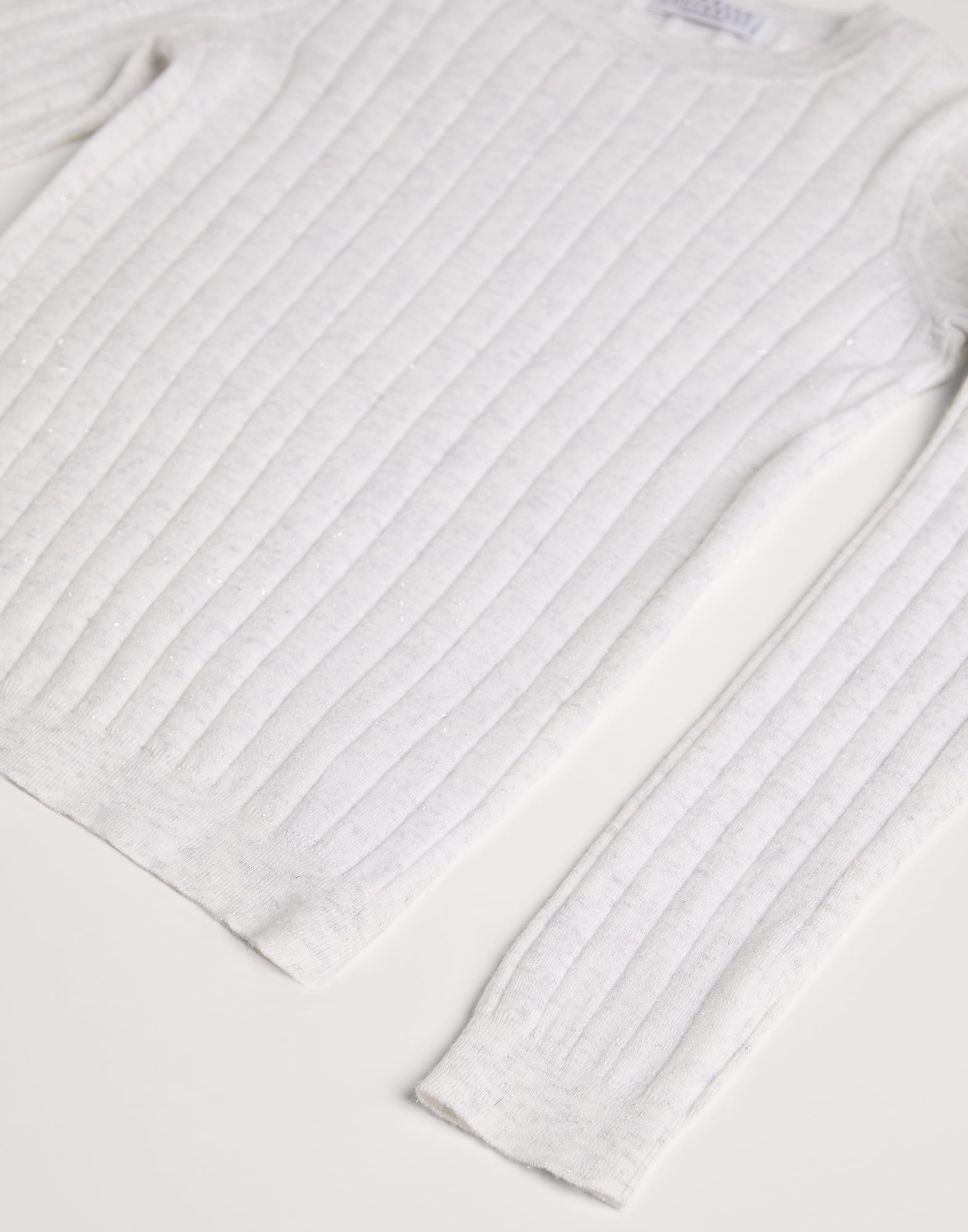 圆领针织衫 - 细节视角 - 正面观看 - 全屏观看