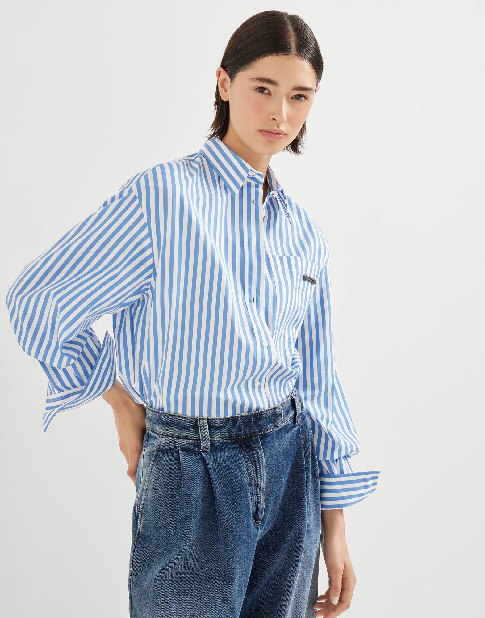 全棉衬衫 - 小编视角 - 正面观看 - 全屏观看