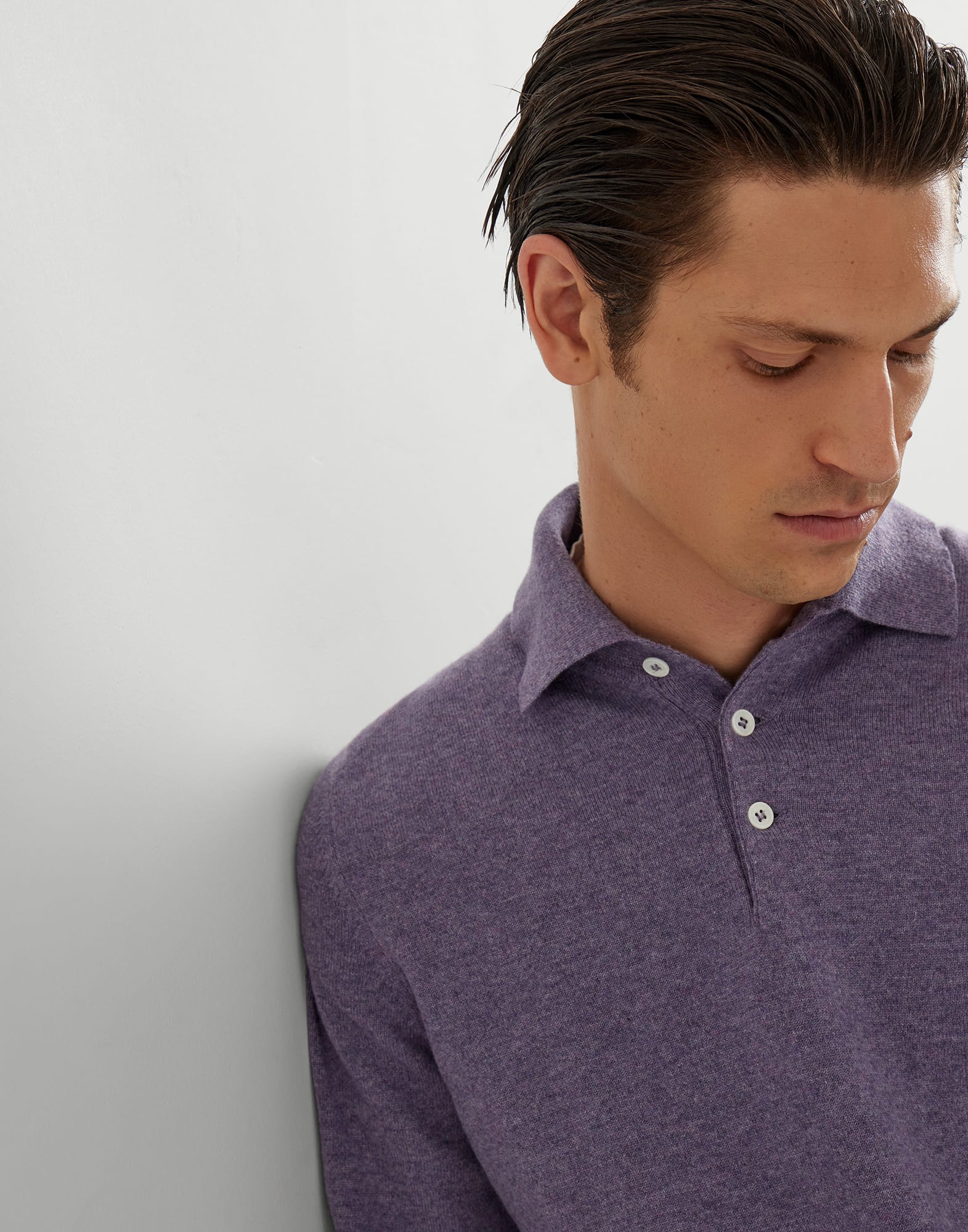 Polo-Style Sweater - Detail view - View Full Screen