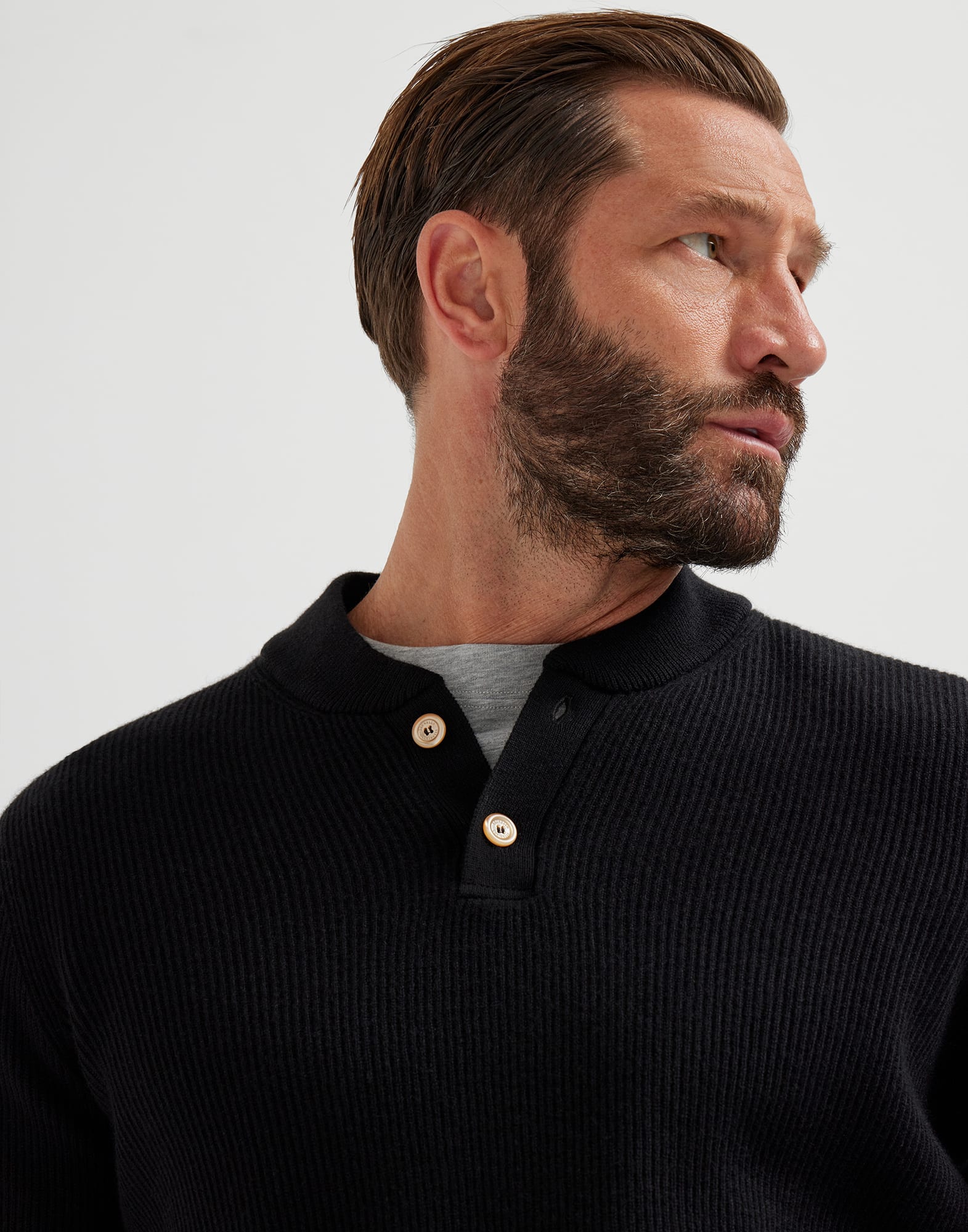 Polo-Style Sweater - Detail view - View Full Screen