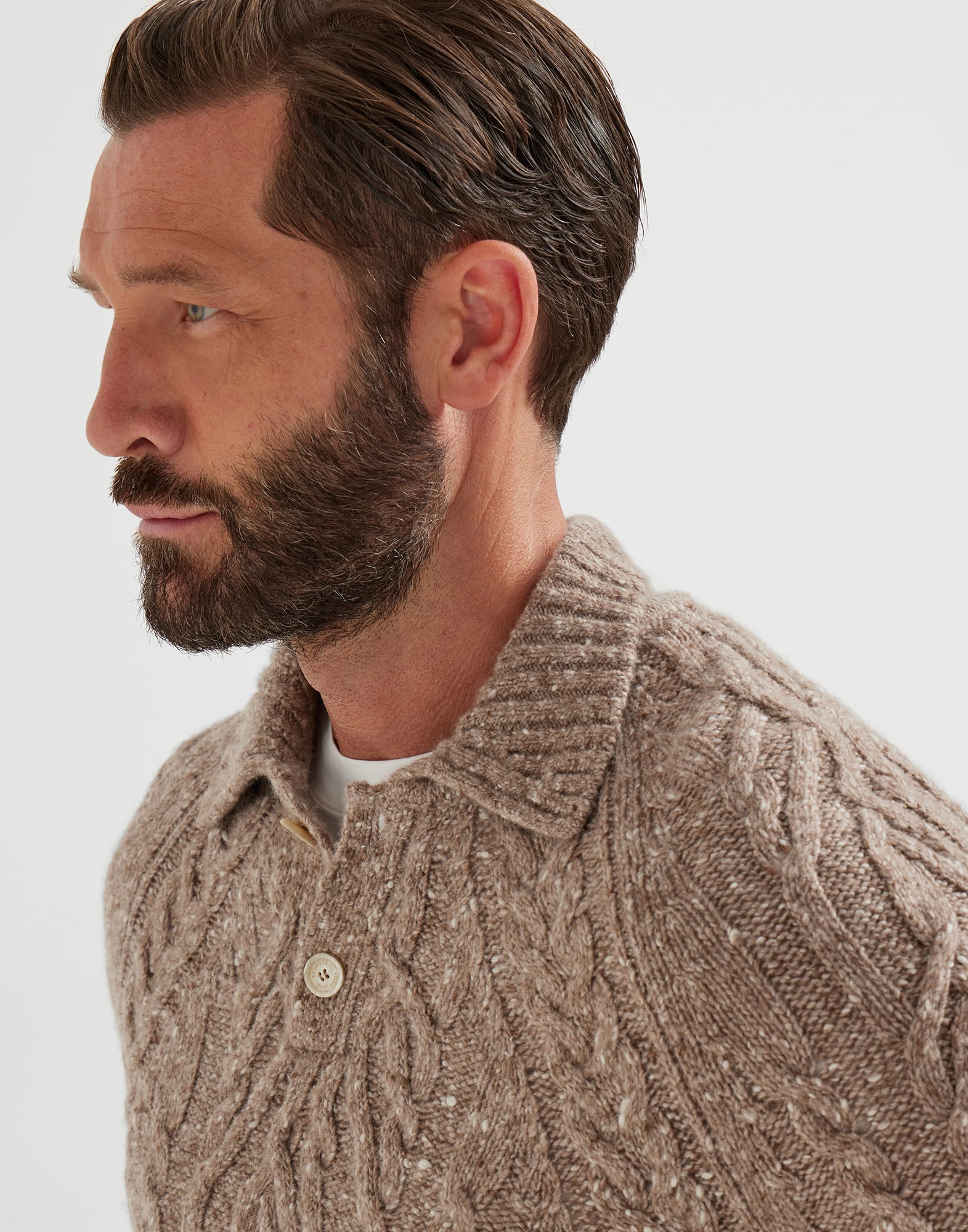 Polo-Style Sweater - Detail view - View Full Screen