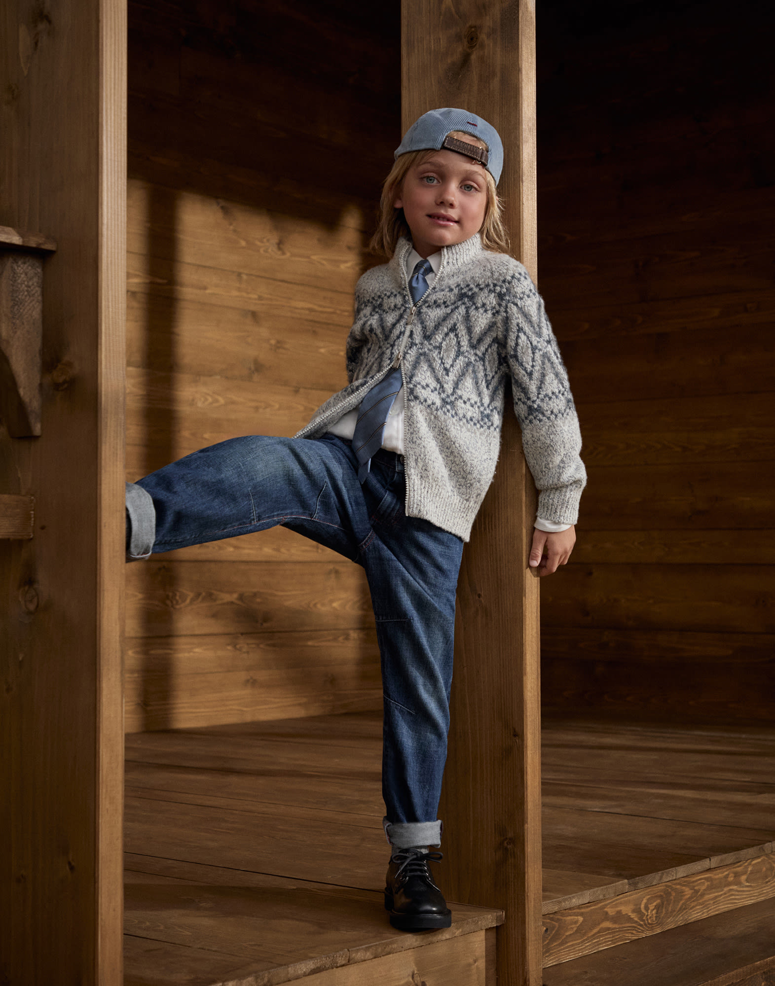 Denim Pants - Full look - View Full Screen