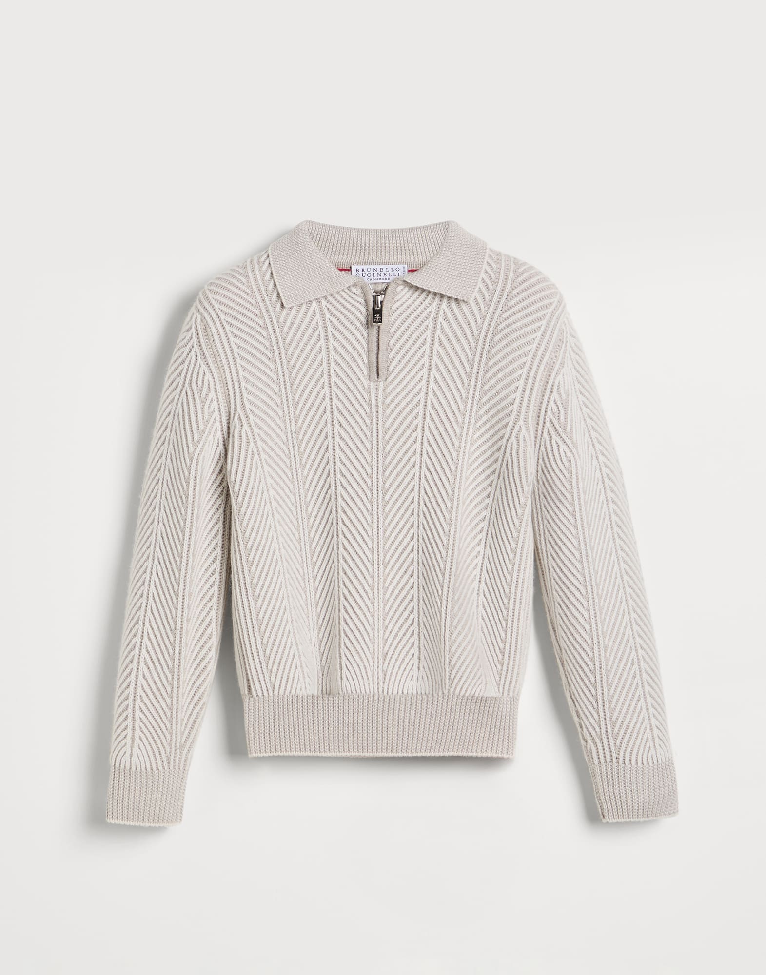 Джемпер с V-образным вырезом - Вид спереди - Посмотреть во весь экран