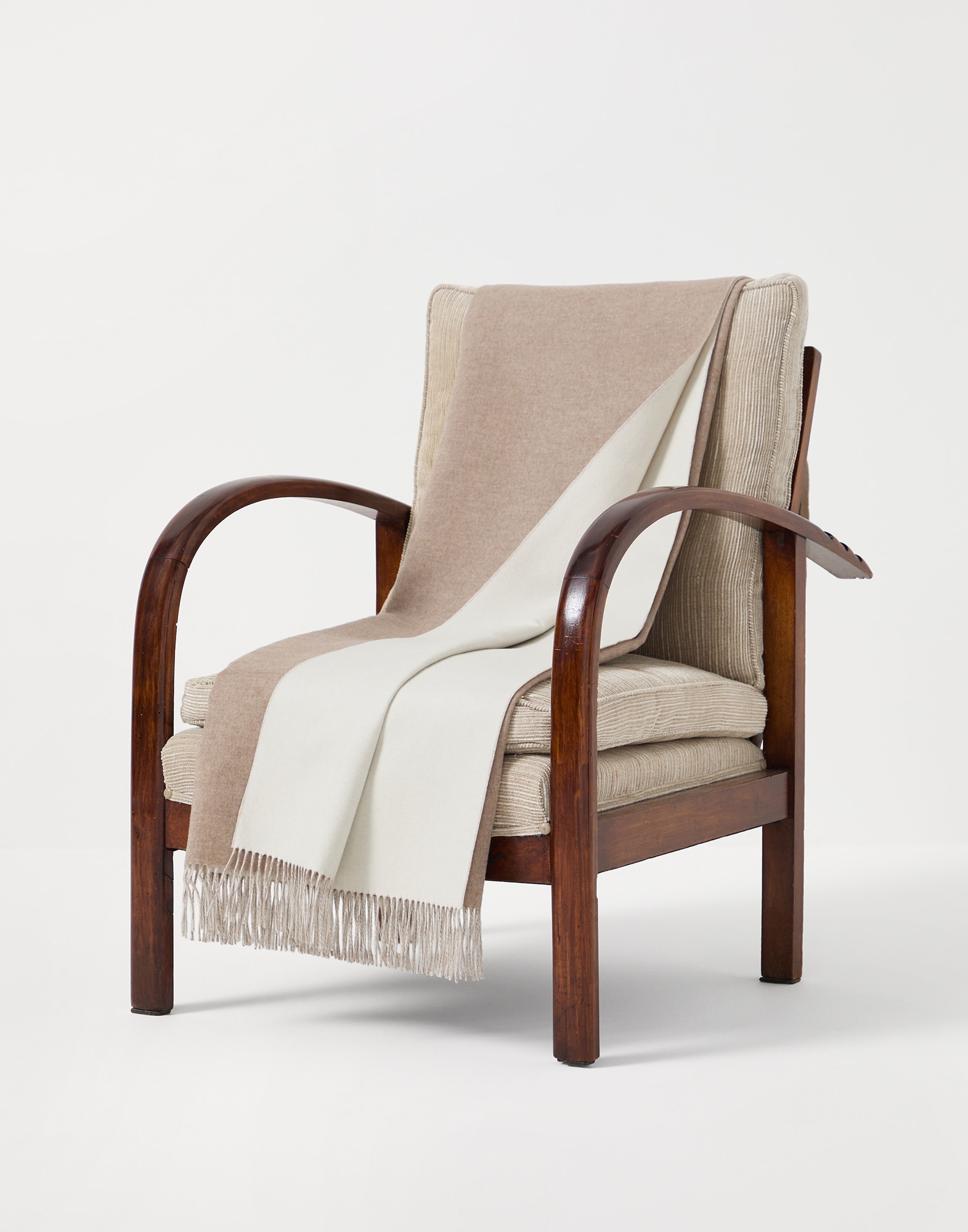 Manta Decorativa de Cachemir - Vista frontal - Ver pantalla completa