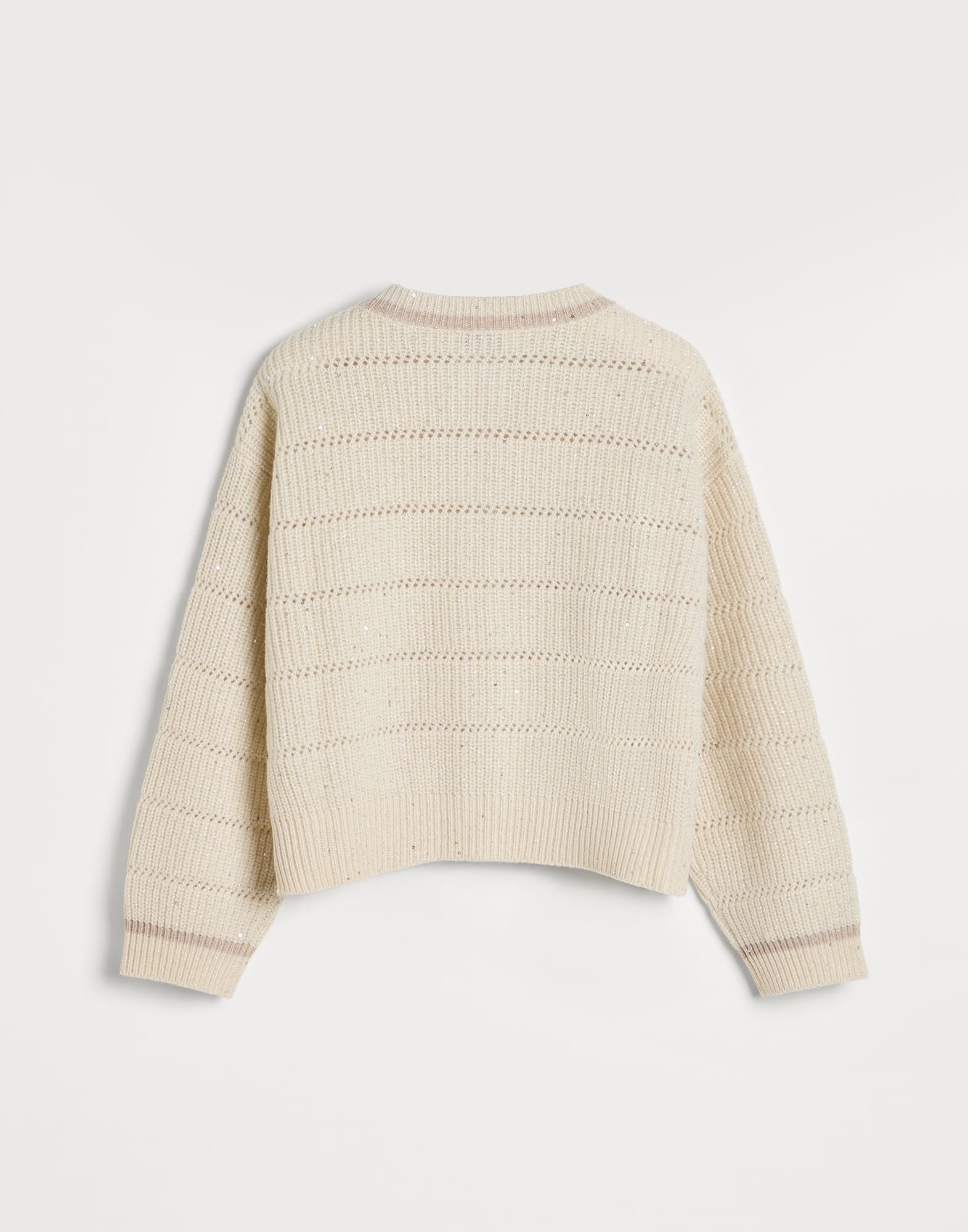 针织开衫 - 背面视角 - 正面观看 - 全屏观看