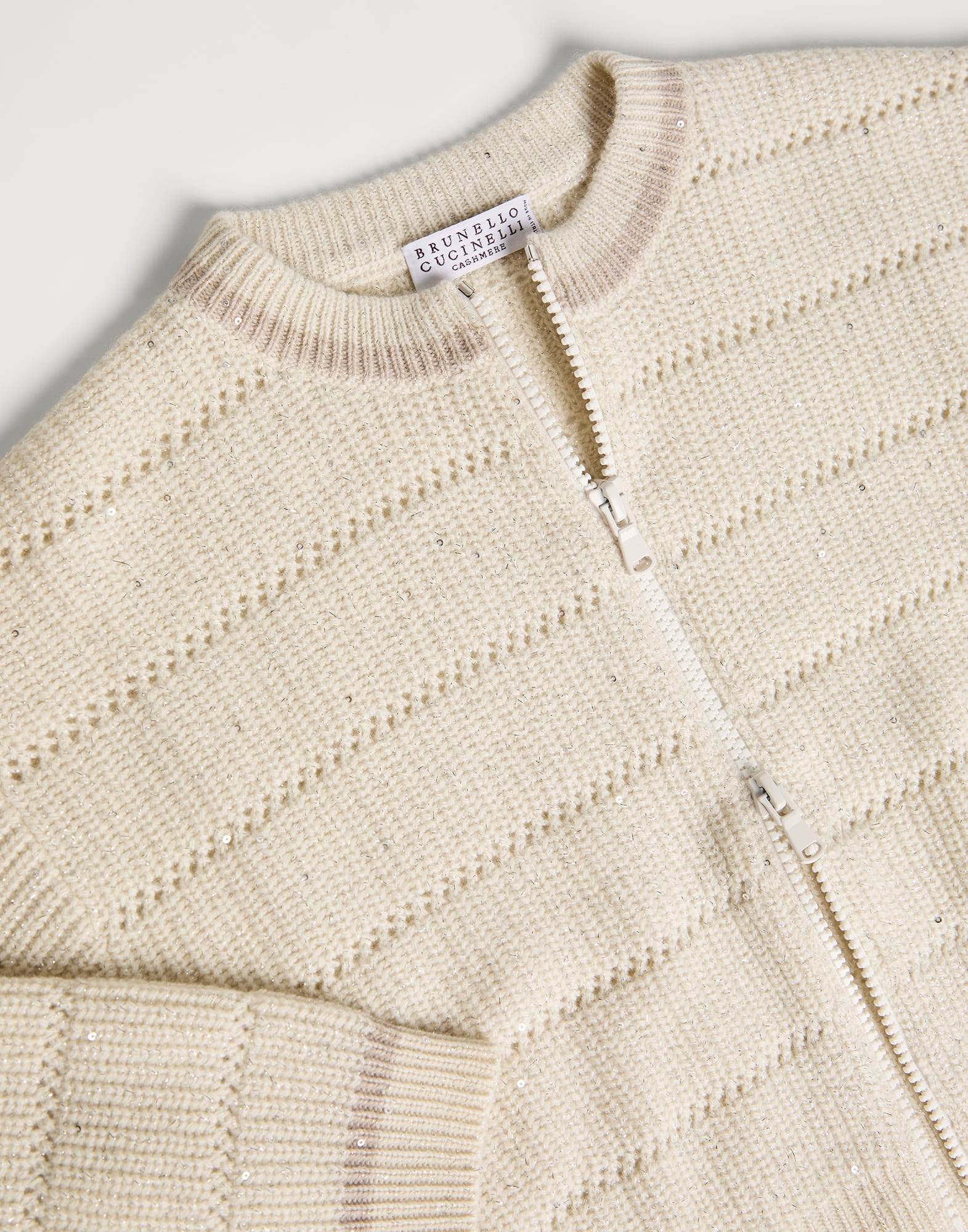 针织开衫 - 细节视角 - 正面观看 - 全屏观看