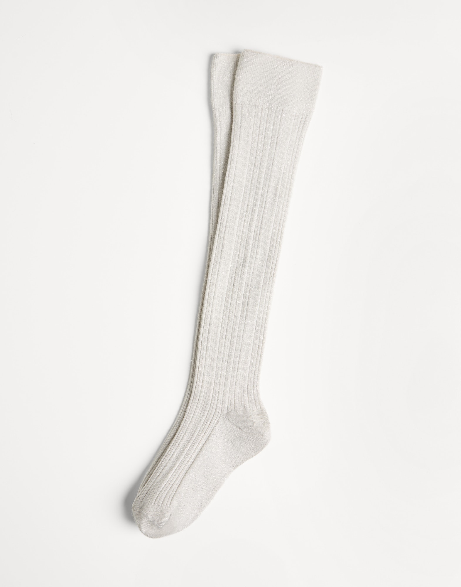 Sparkling knit socks Off-White Girls - Brunello Cucinelli
