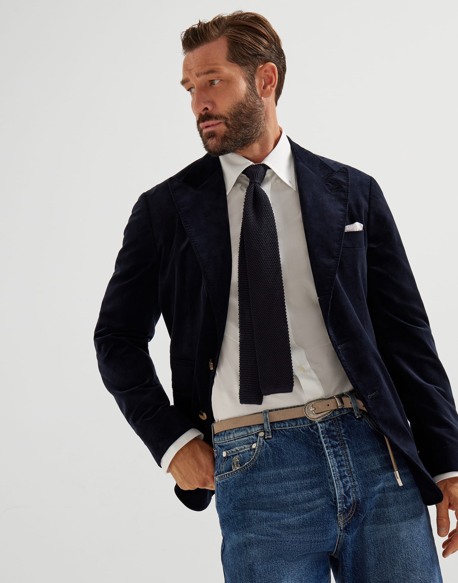 Single Breasted Blazer - Editorial view - View Full Screen