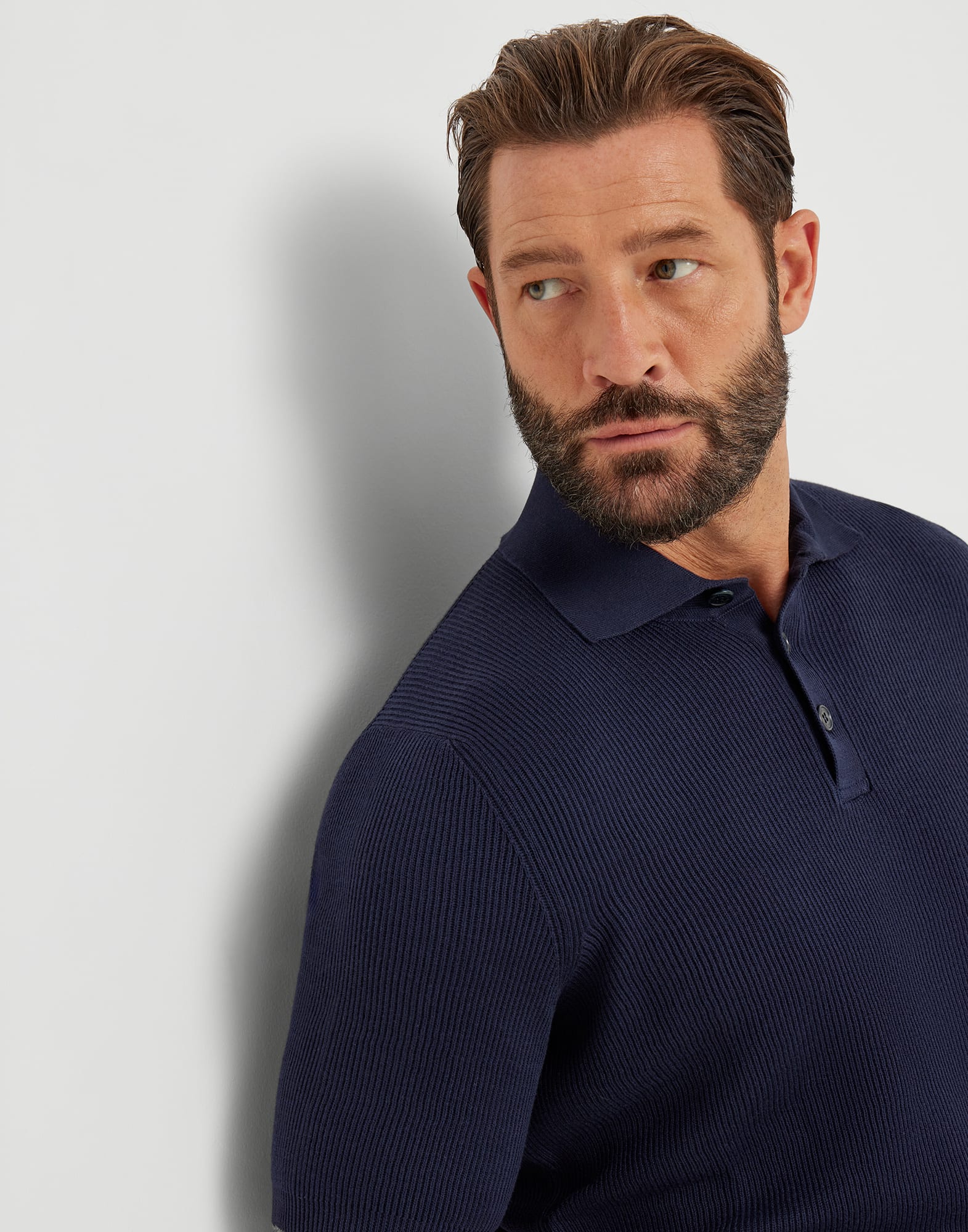 Polo-Style Sweater - Detail view - View Full Screen