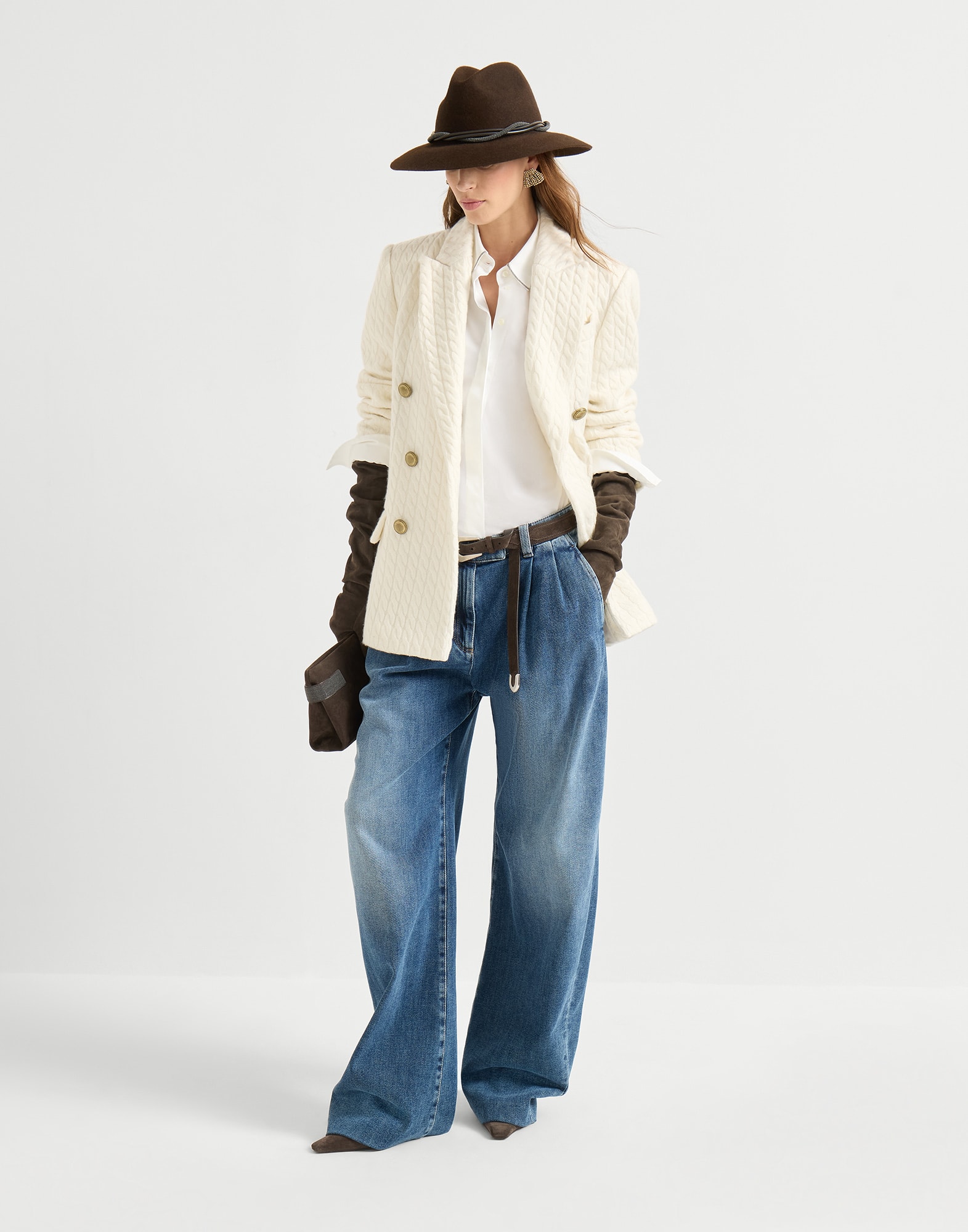 재킷 - 전체 룩 보기 - 전체 화면으로 보기