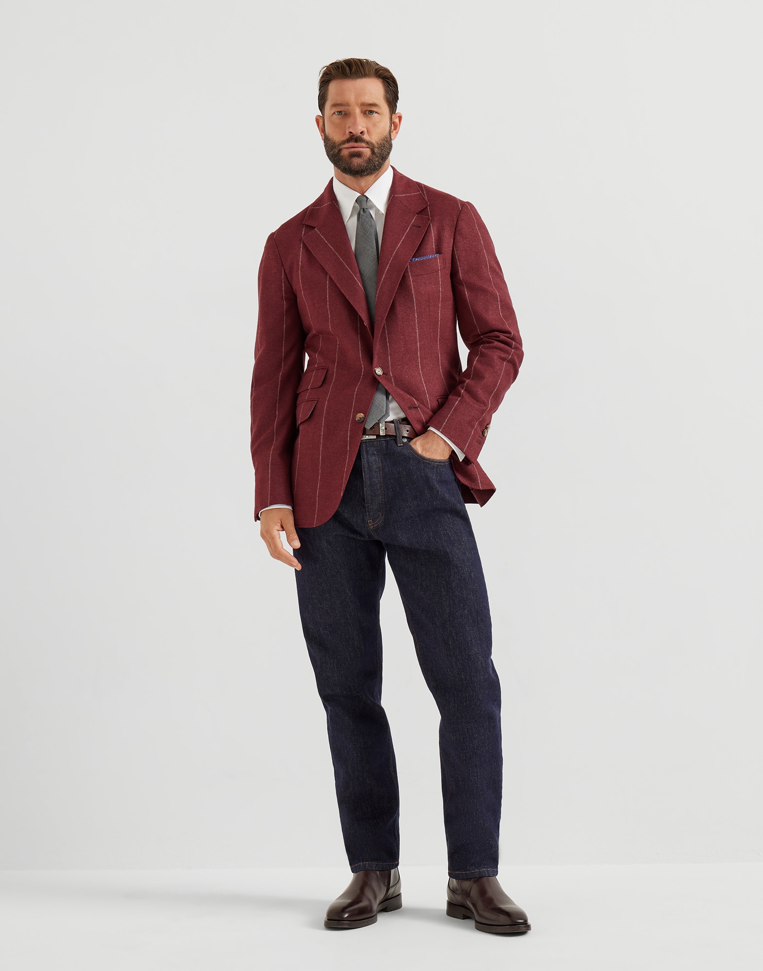 Single Breasted Blazer - Full look - View Full Screen