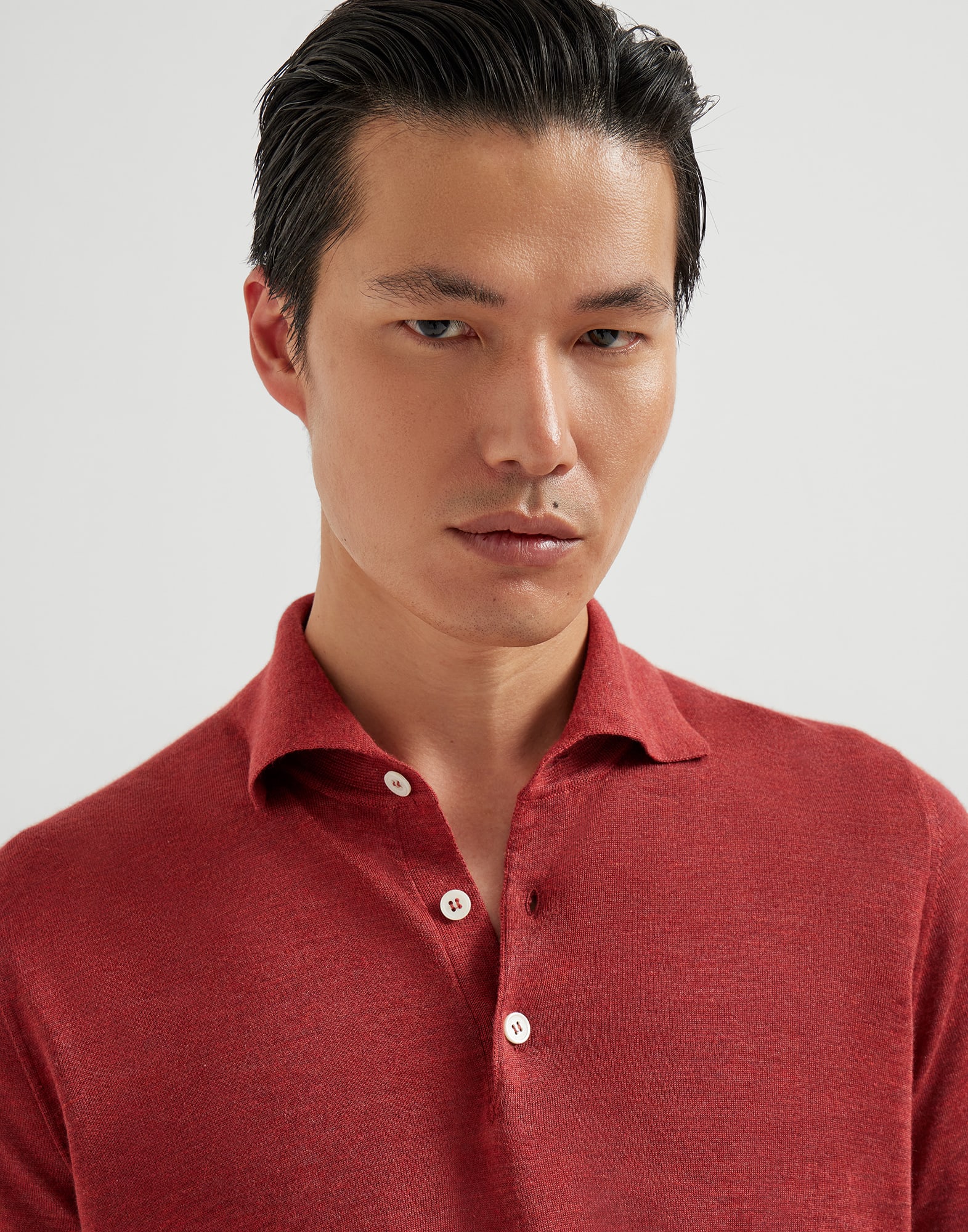 Polo-Style Sweater - Detail view - View Full Screen