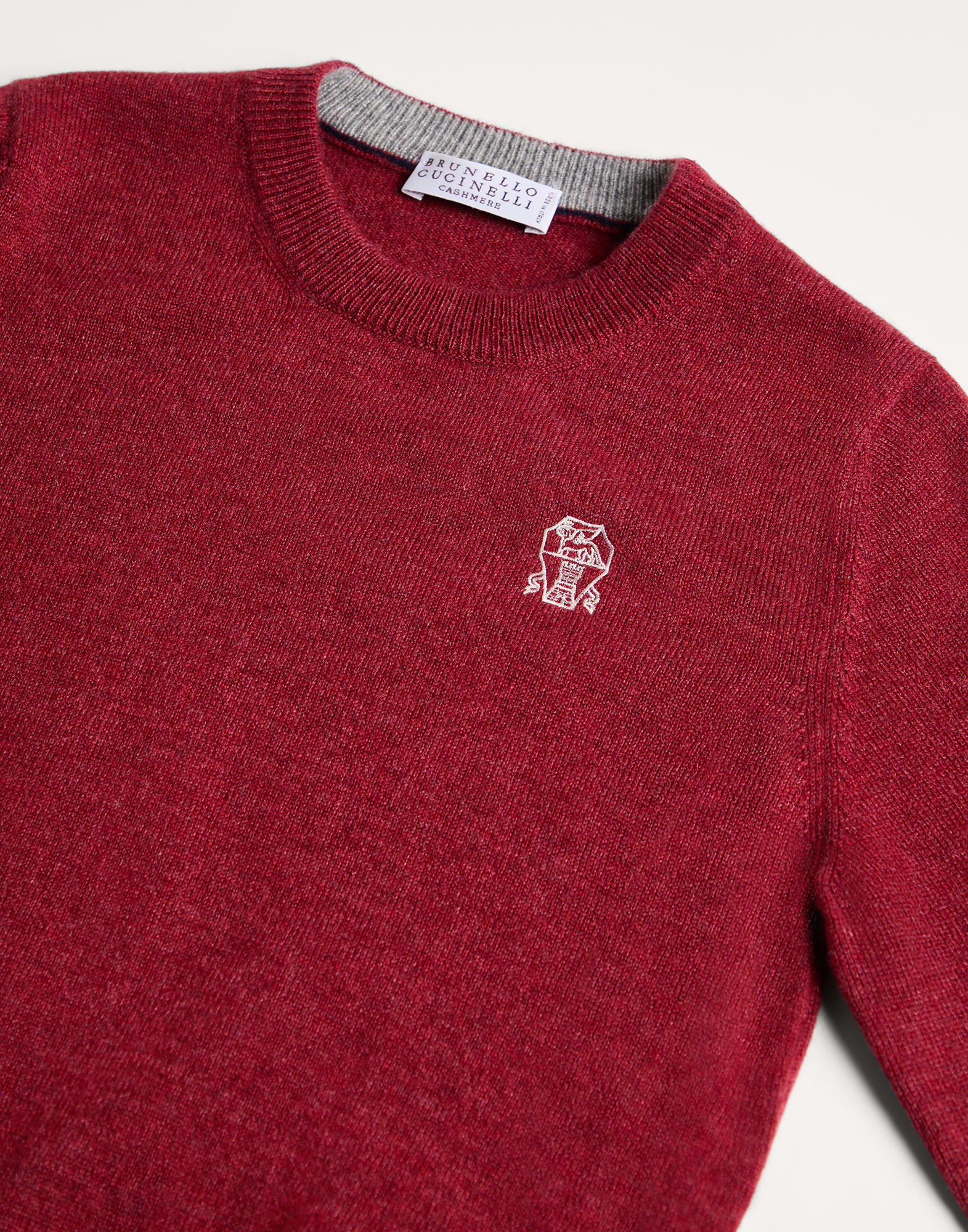 クルーネックセーター - ディテール - 全画面表示