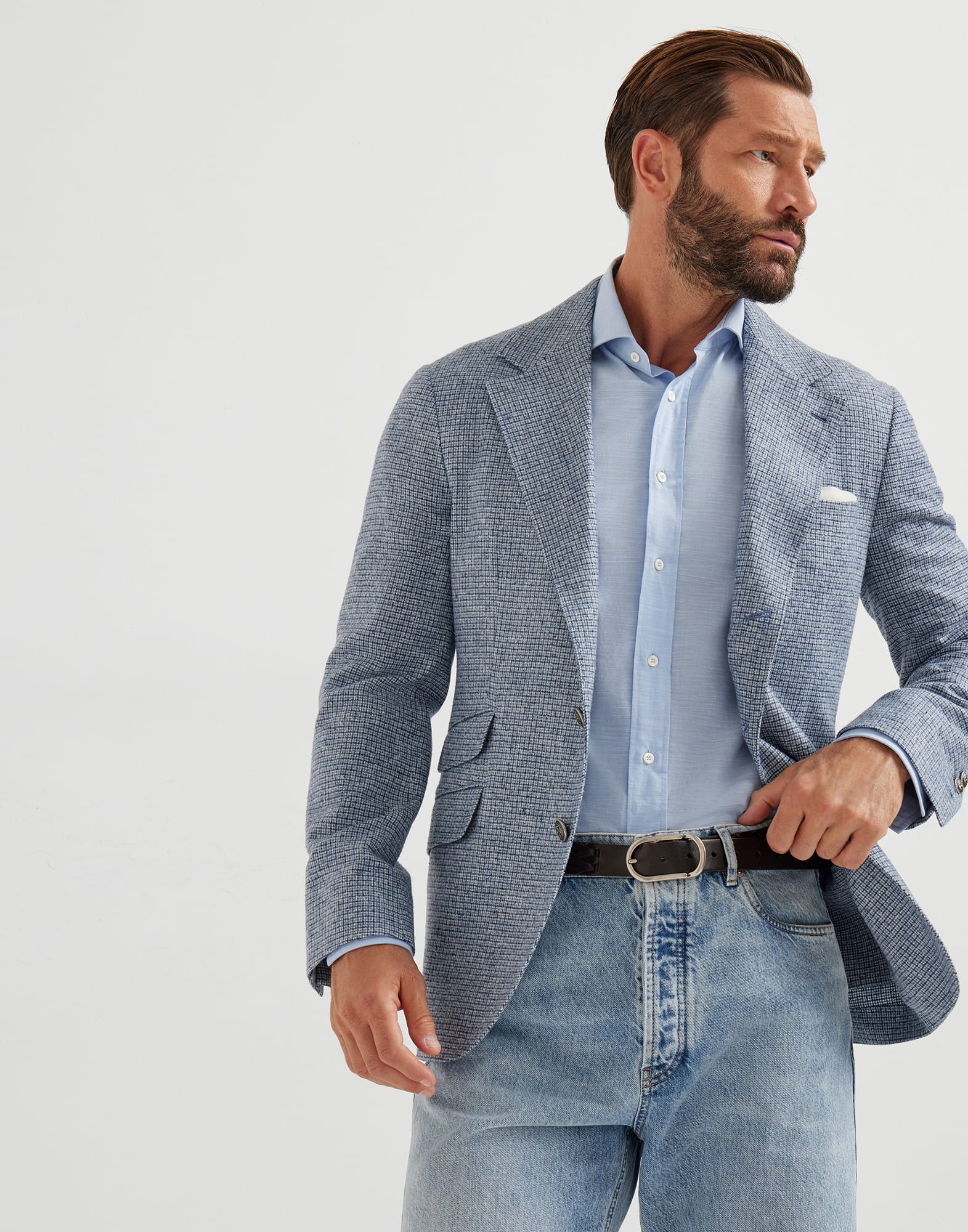 Single Breasted Blazer - Editorial view - View Full Screen