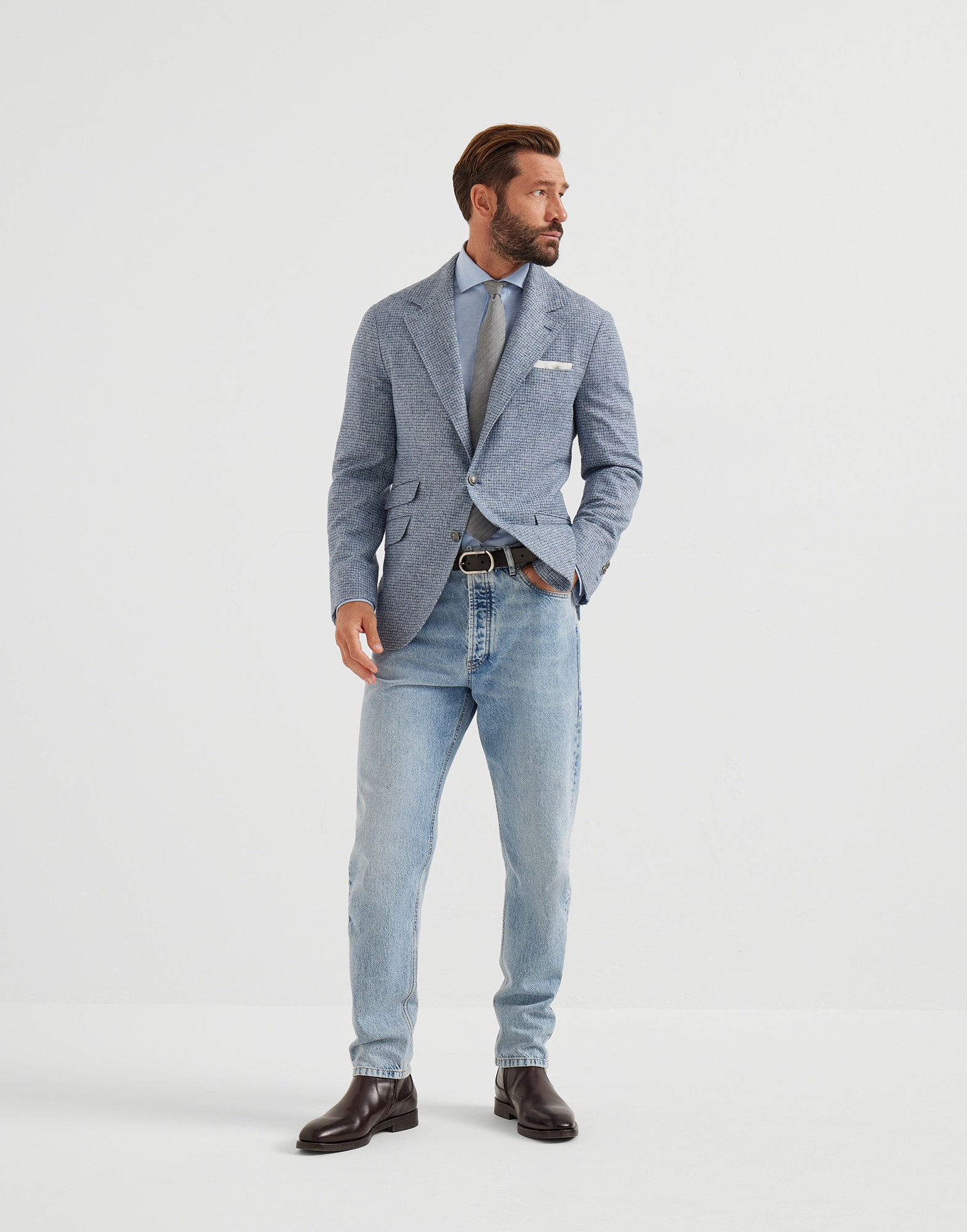 Single Breasted Blazer - Full look - View Full Screen