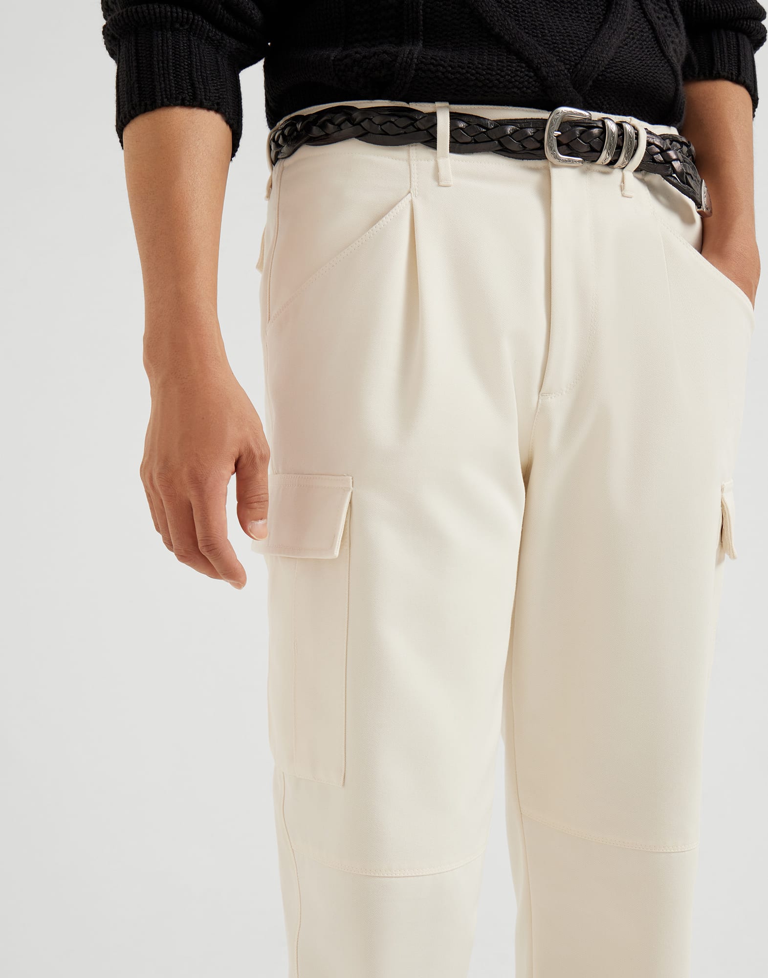 Pantalon à Pinces - Vue détail - Afficher en plein écran