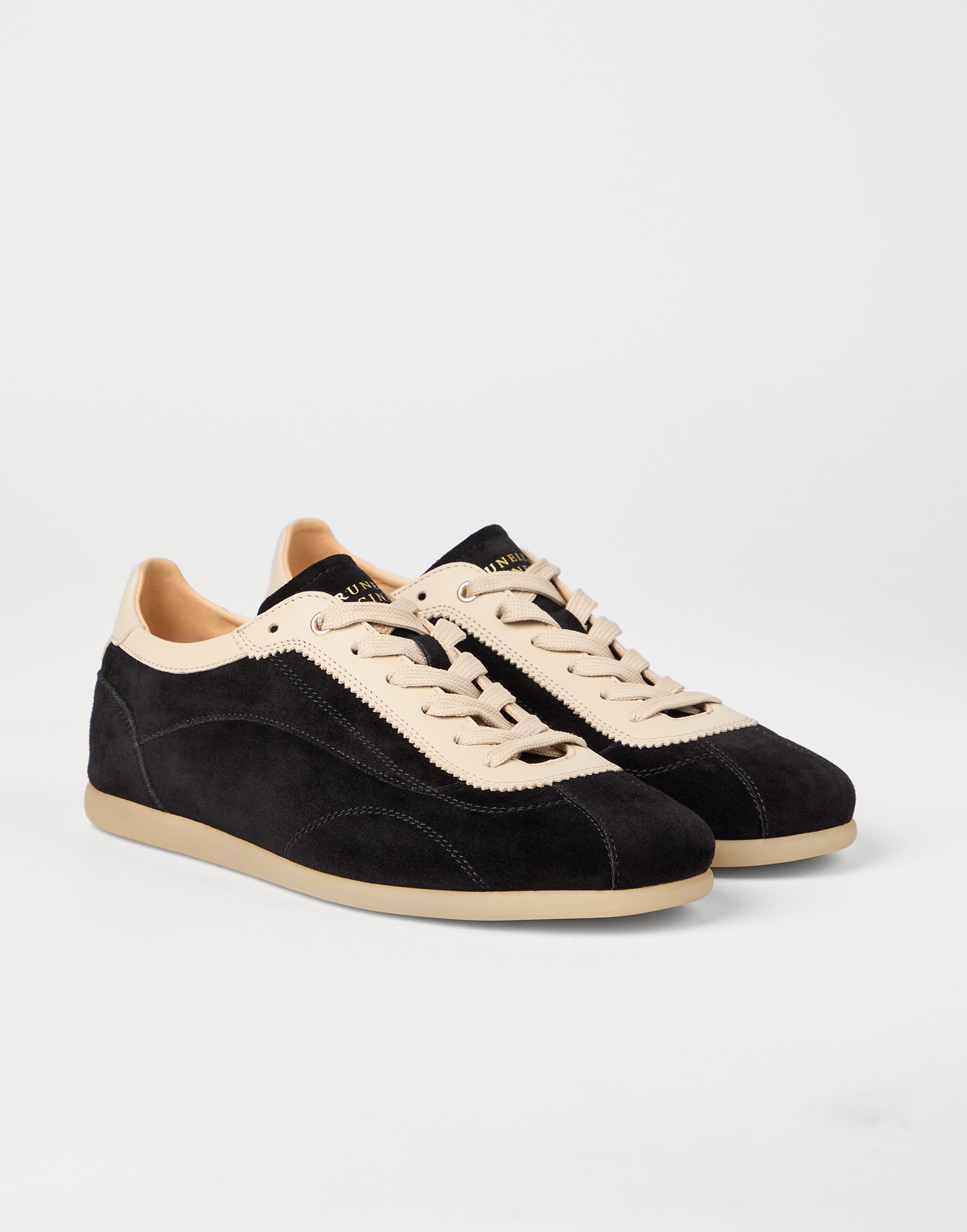 Suede sneakers Black Man - Brunello Cucinelli