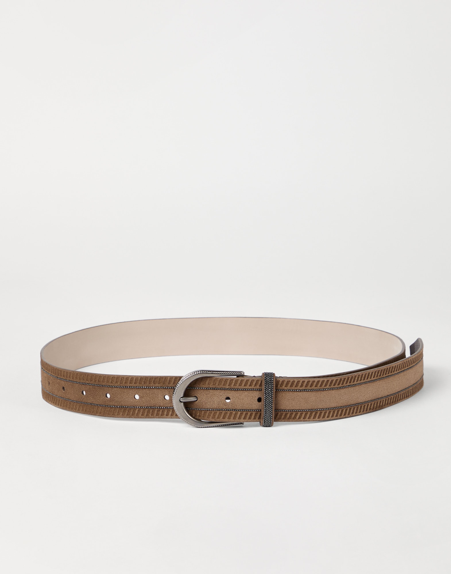 Suede belt