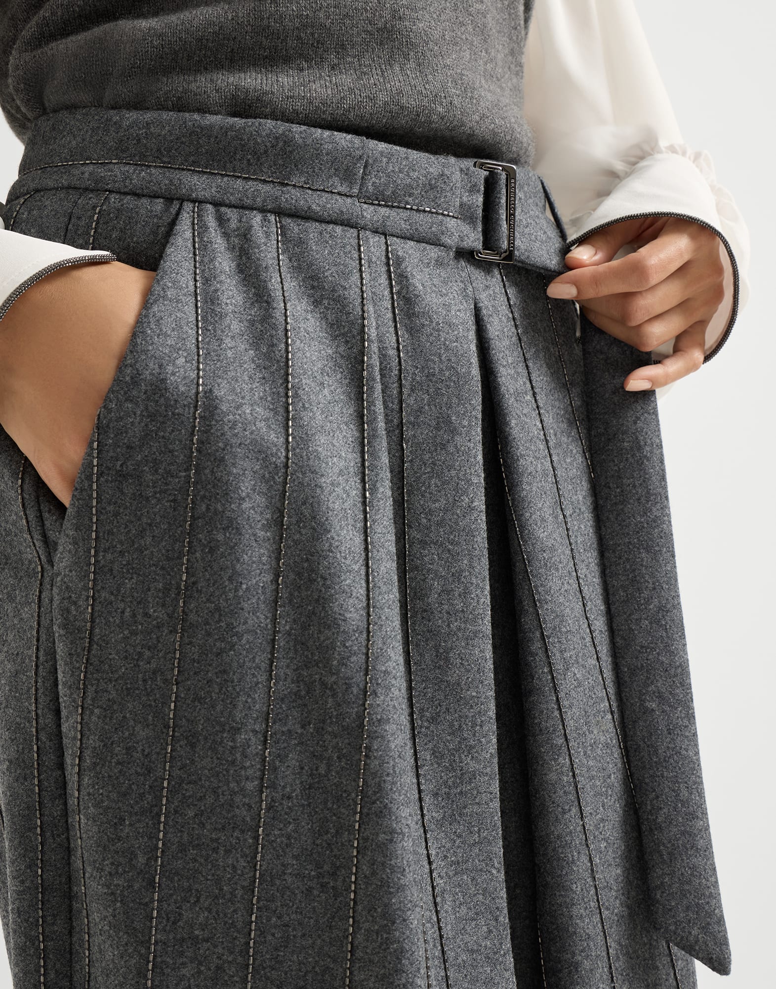 Midi Skirt - Detail view - View Full Screen