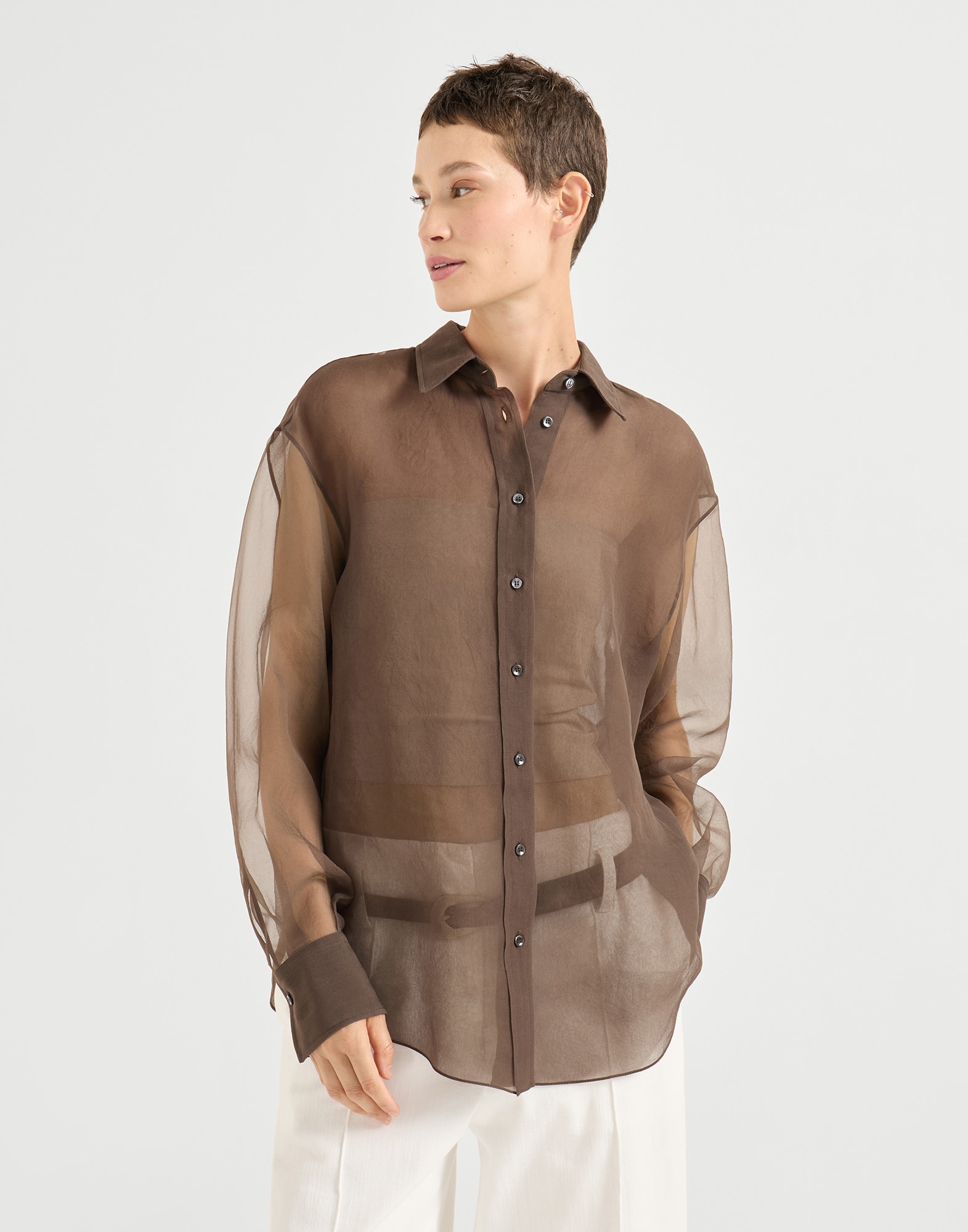 Silk Shirt - Front view - View Full Screen