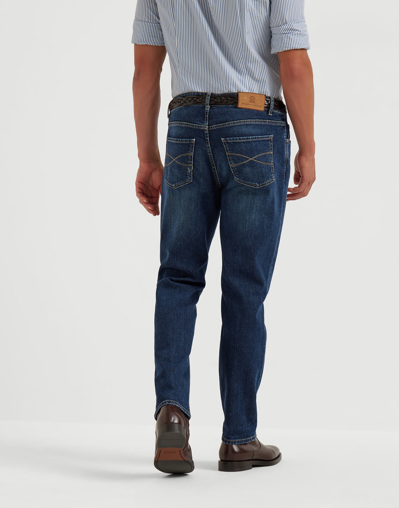 Vaqueros cinco bolsillos - Vista trasera - Ver pantalla completa