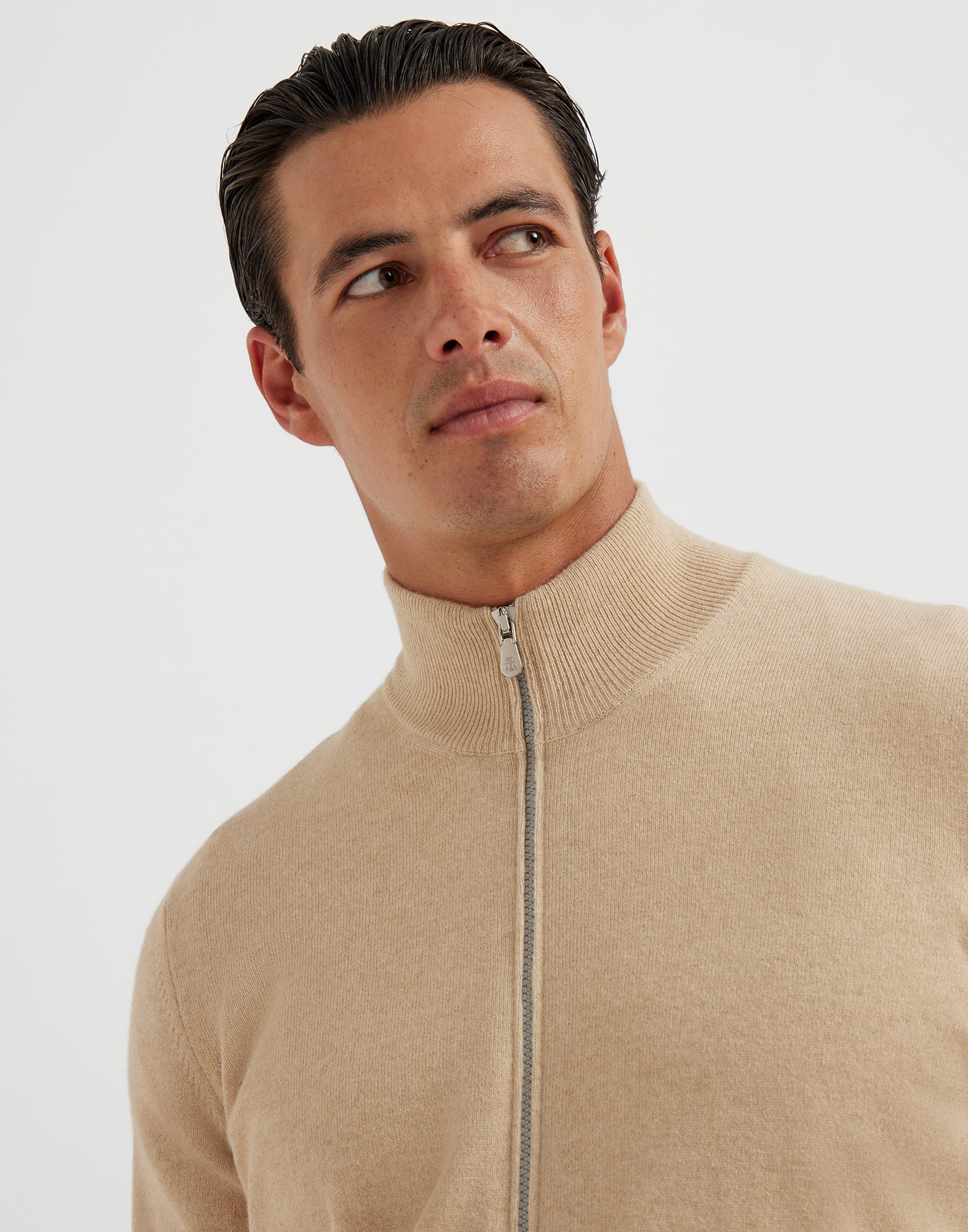 Zip-front Cardigan - Detail view - View Full Screen