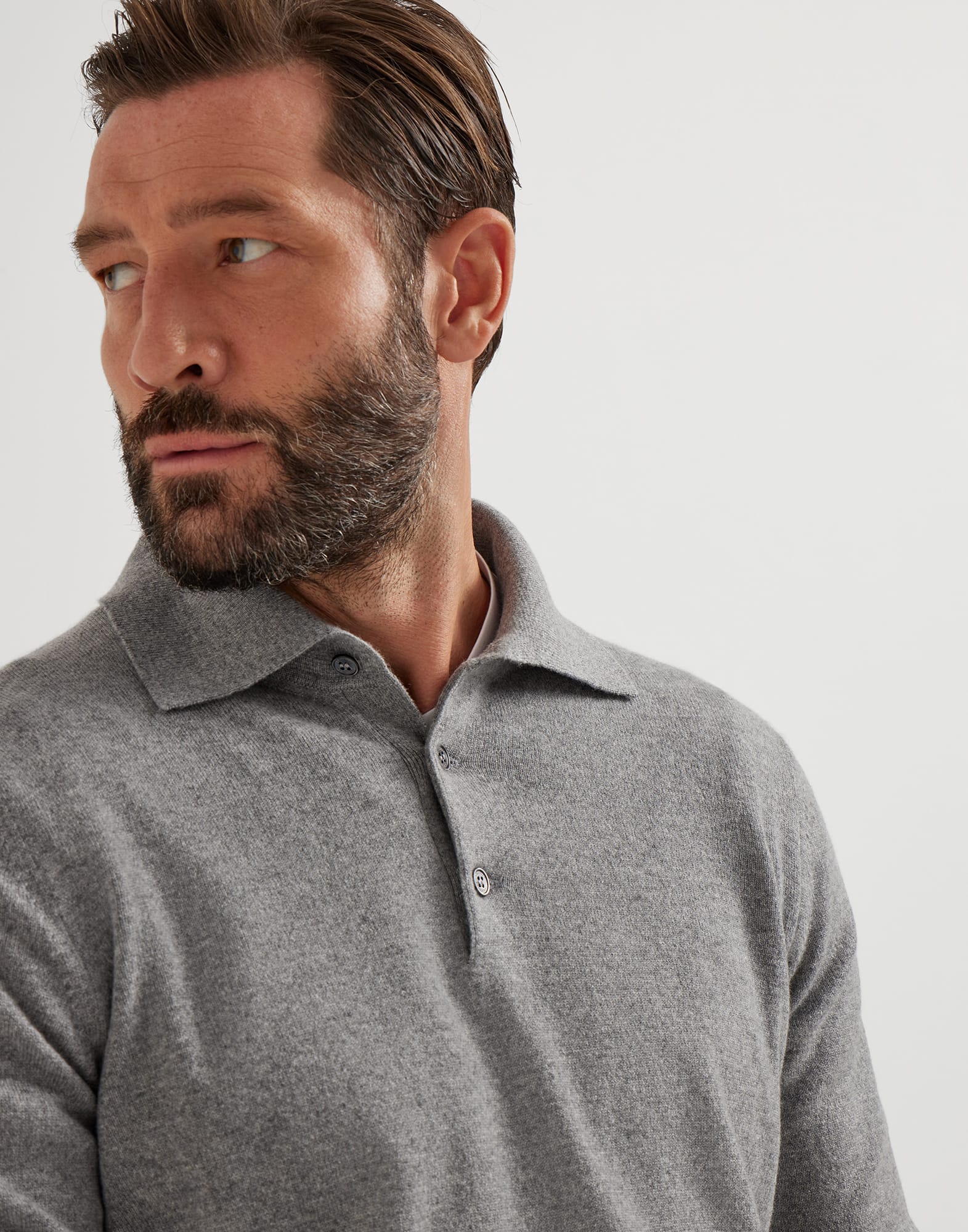 Polo-Style Sweater - Detail view - View Full Screen