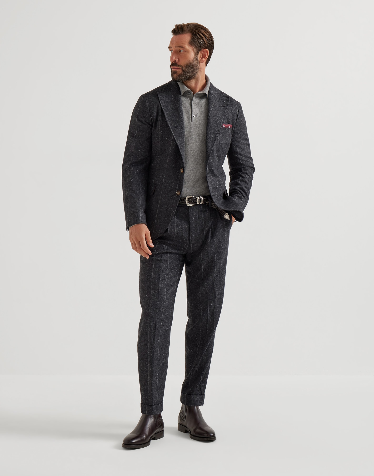 Polo-Style Sweater - Full look - View Full Screen