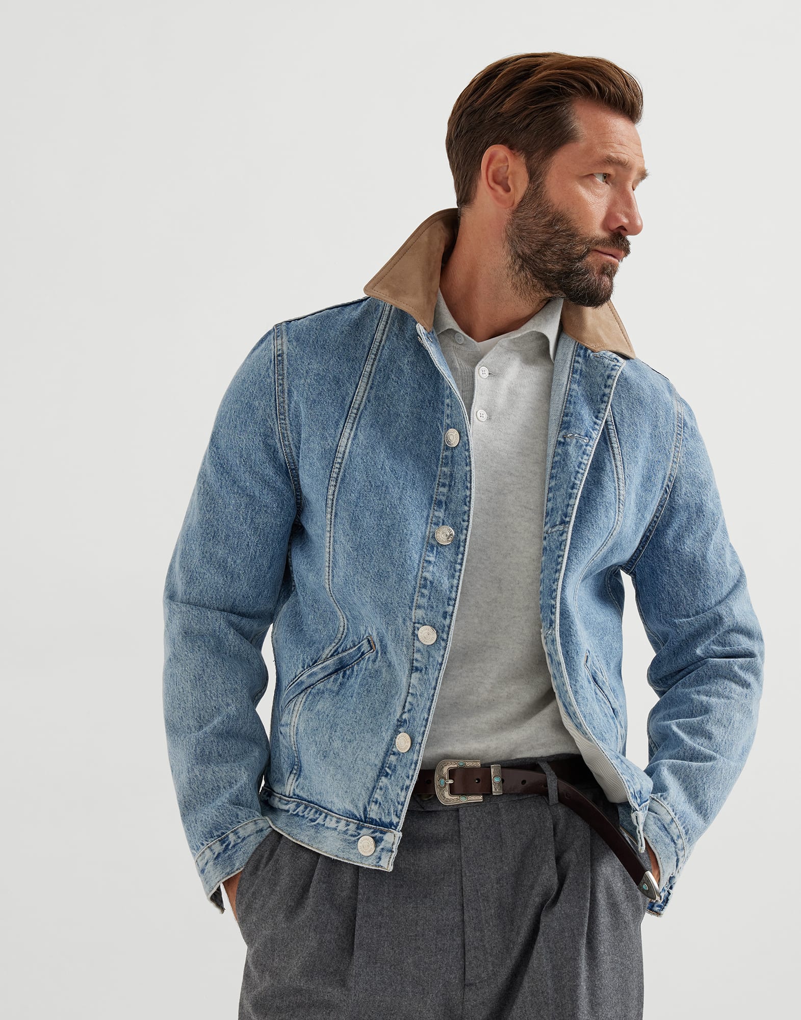 马球款针织衫 - 小编视角 - 正面观看 - 全屏观看