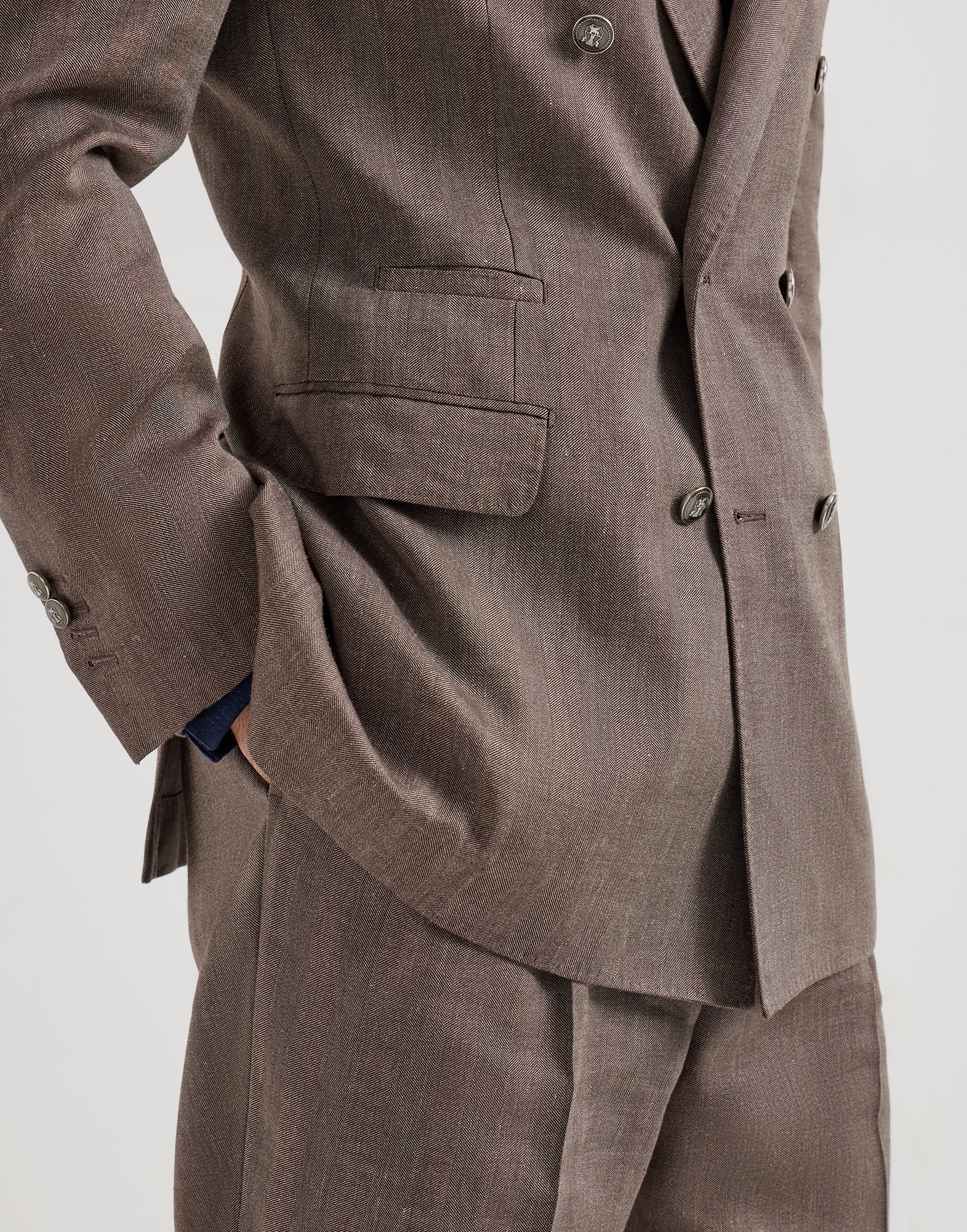 One-and-a-Half-Breasted Blazer - Detail view - View Full Screen