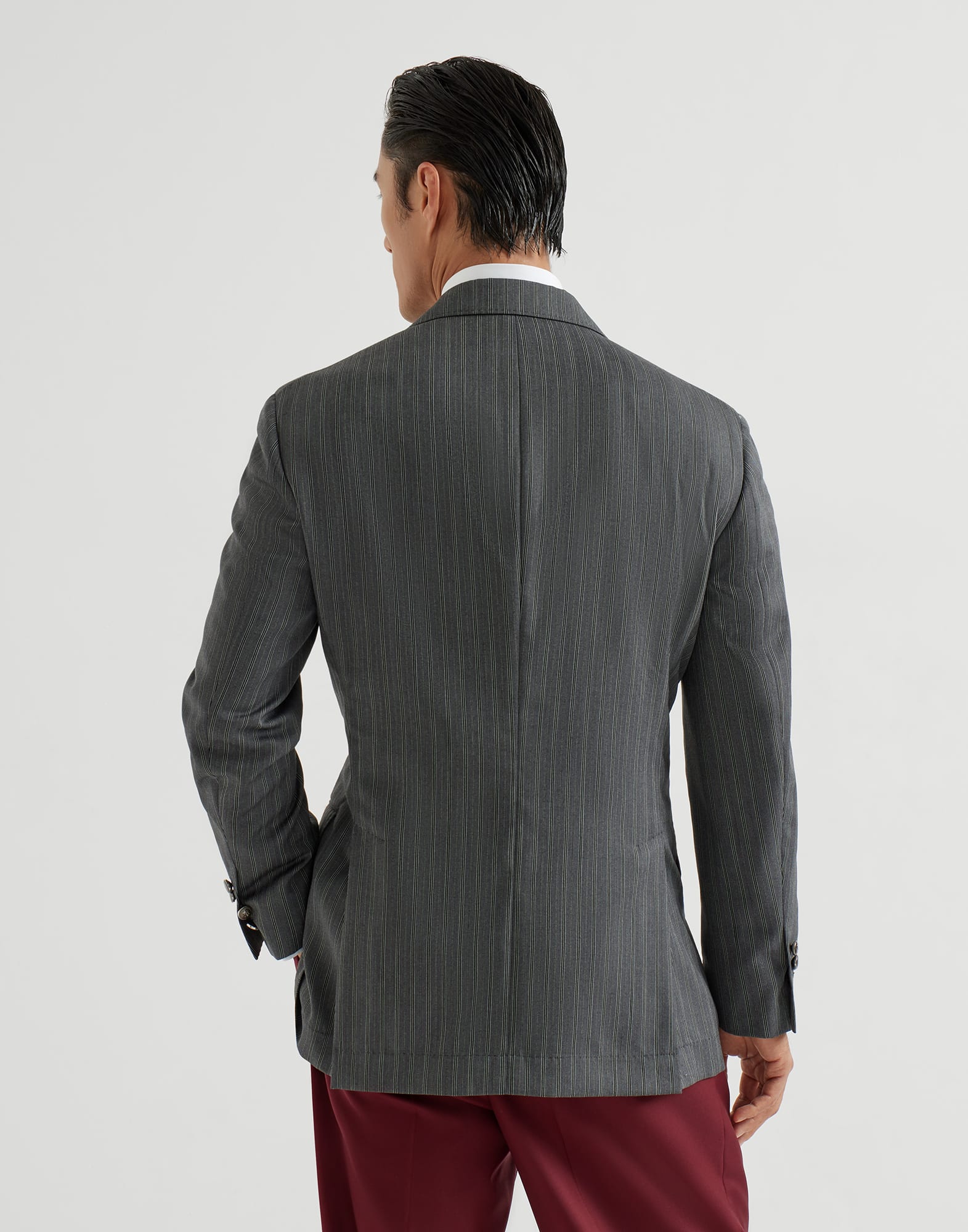 One-and-a-Half-Breasted Blazer - Back view - View Full Screen