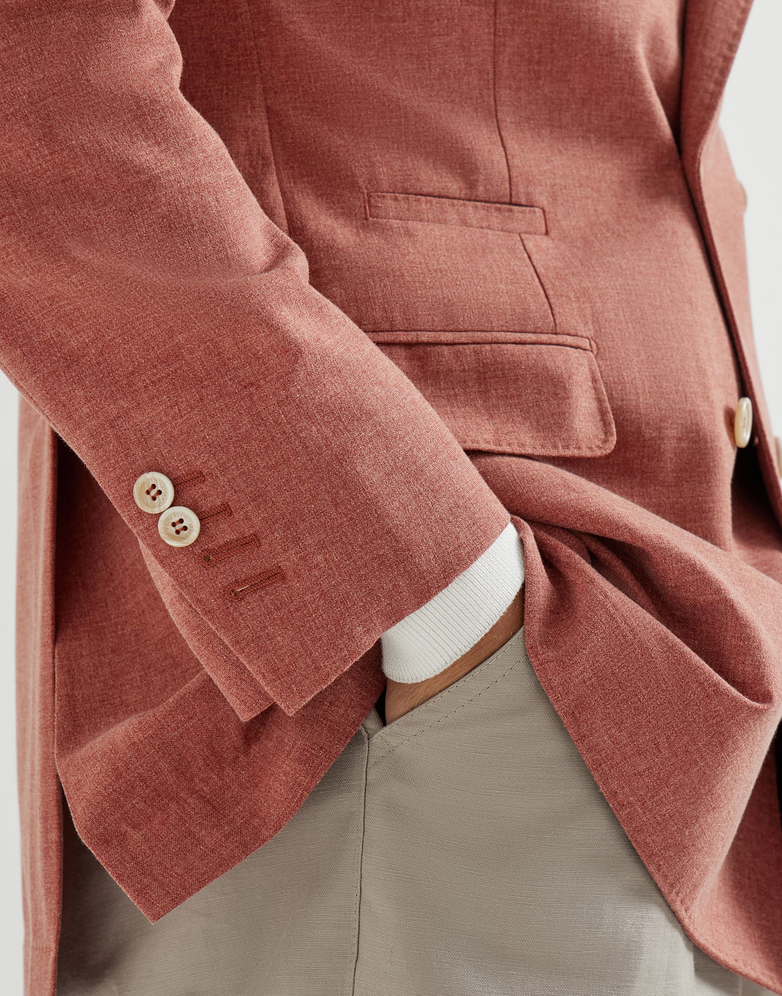 One-and-a-Half-Breasted Blazer - Detail view - View Full Screen