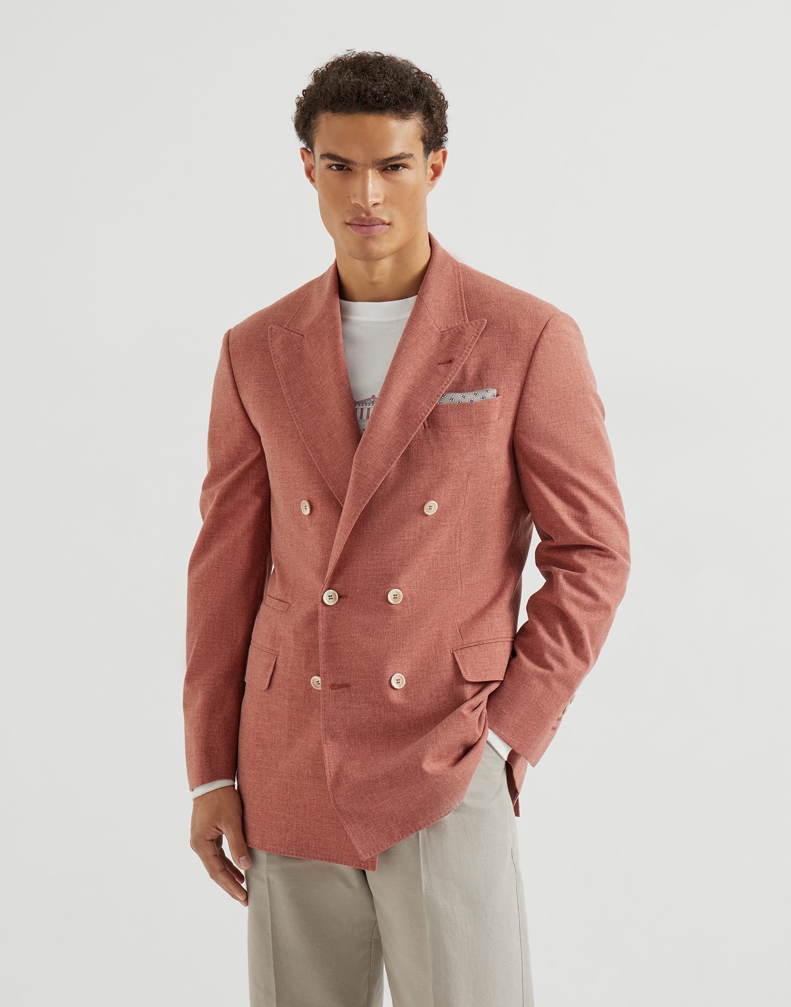 One-and-a-Half-Breasted Blazer - Front view - View Full Screen