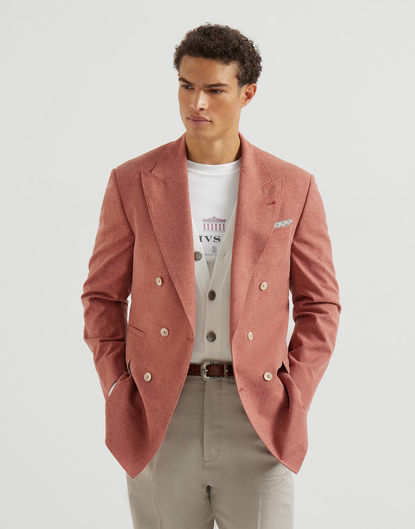 One-and-a-Half-Breasted Blazer - Editorial view - View Full Screen