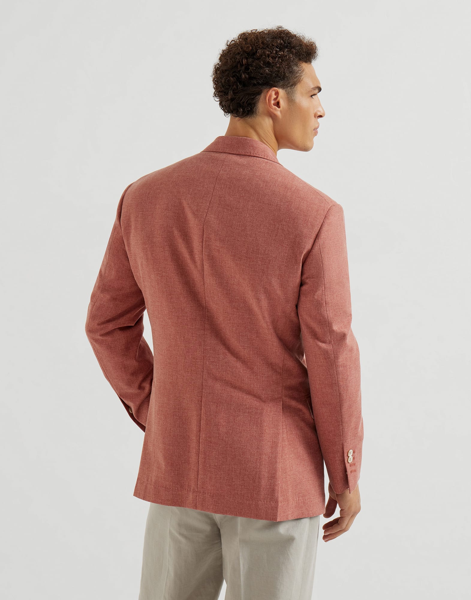 One-and-a-Half-Breasted Blazer - Back view - View Full Screen