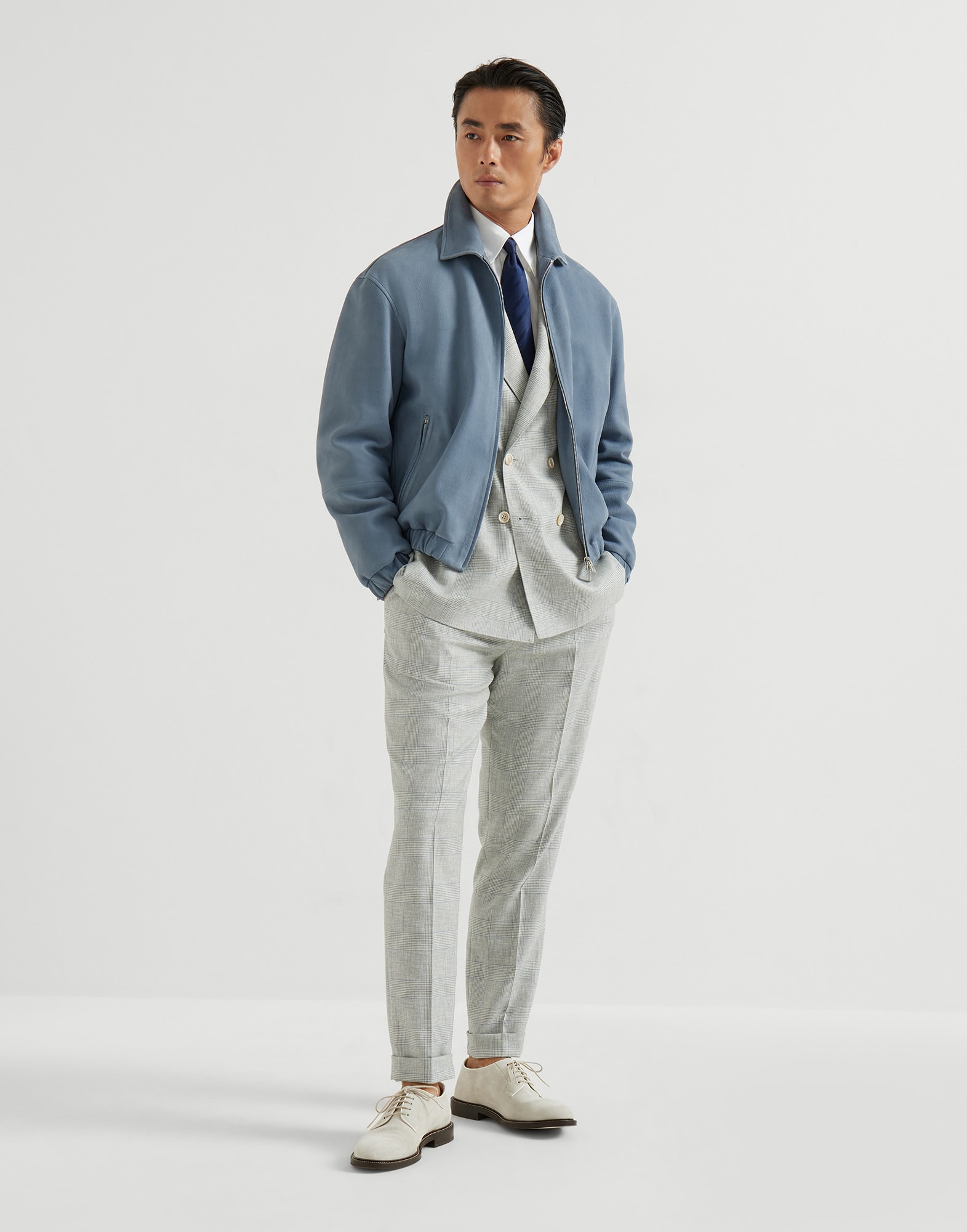 One-and-a-Half-Breasted Blazer - Full look - View Full Screen