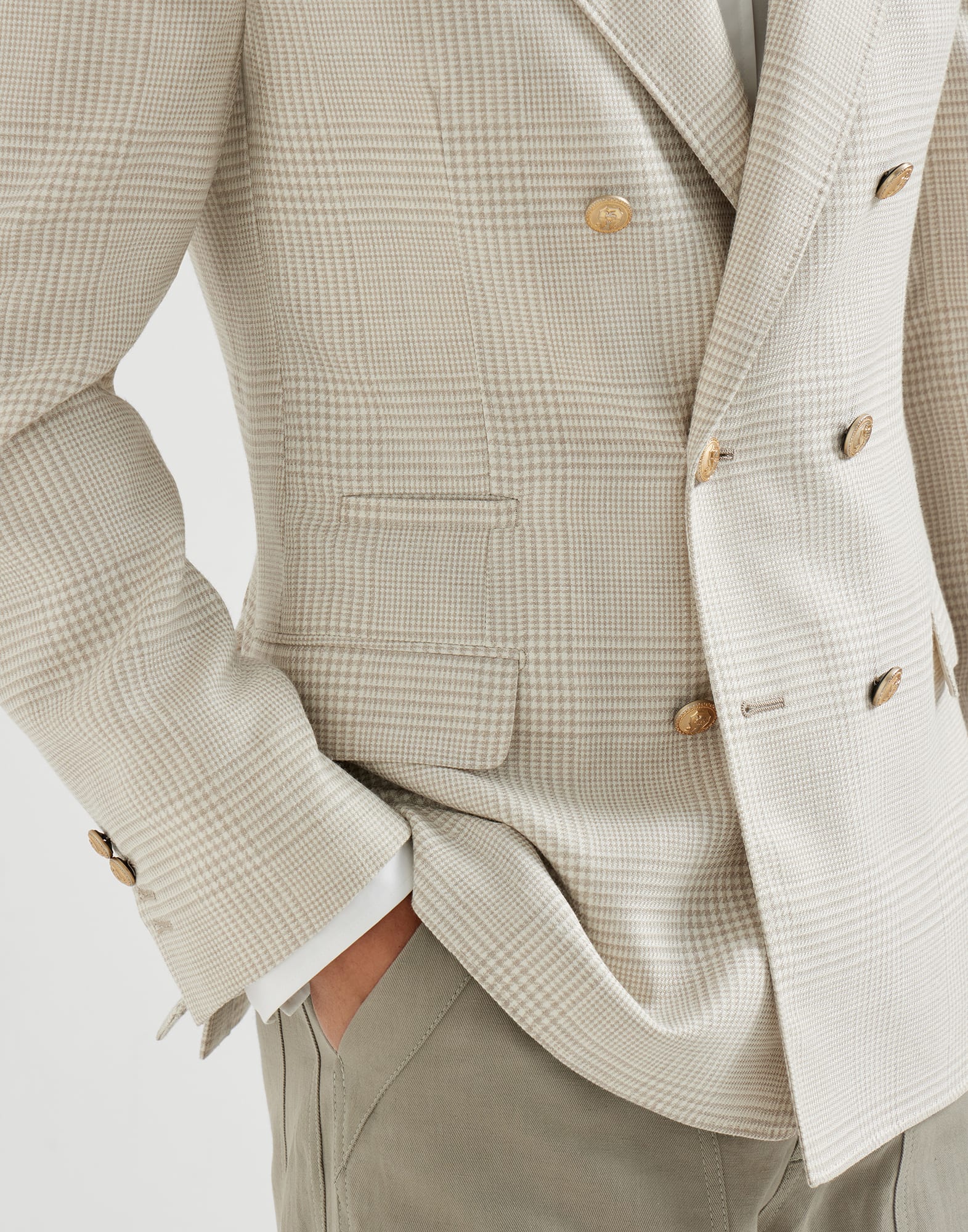 One-and-a-Half-Breasted Blazer - Detail view - View Full Screen