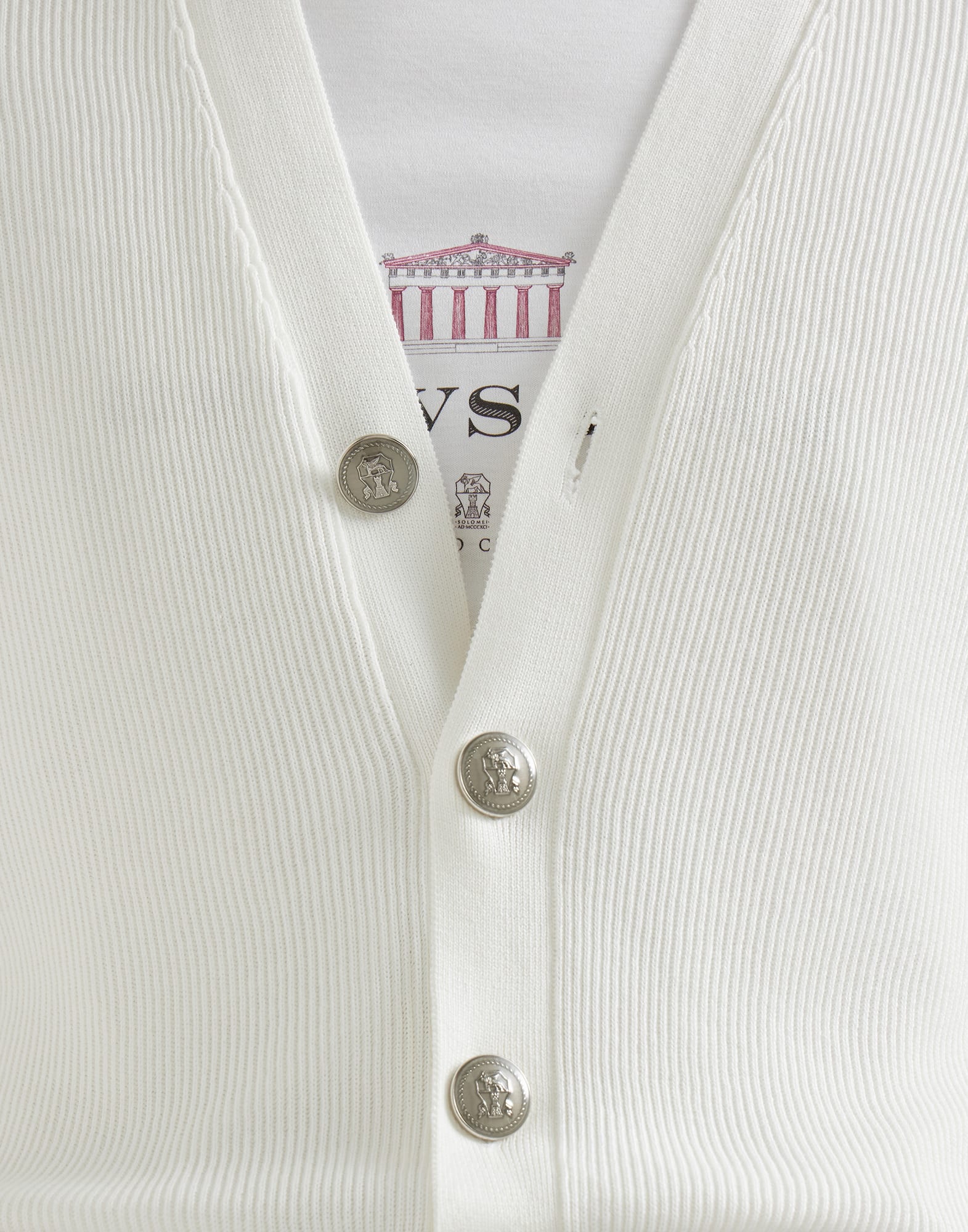 Button-front Cardigan - Detail view - View Full Screen