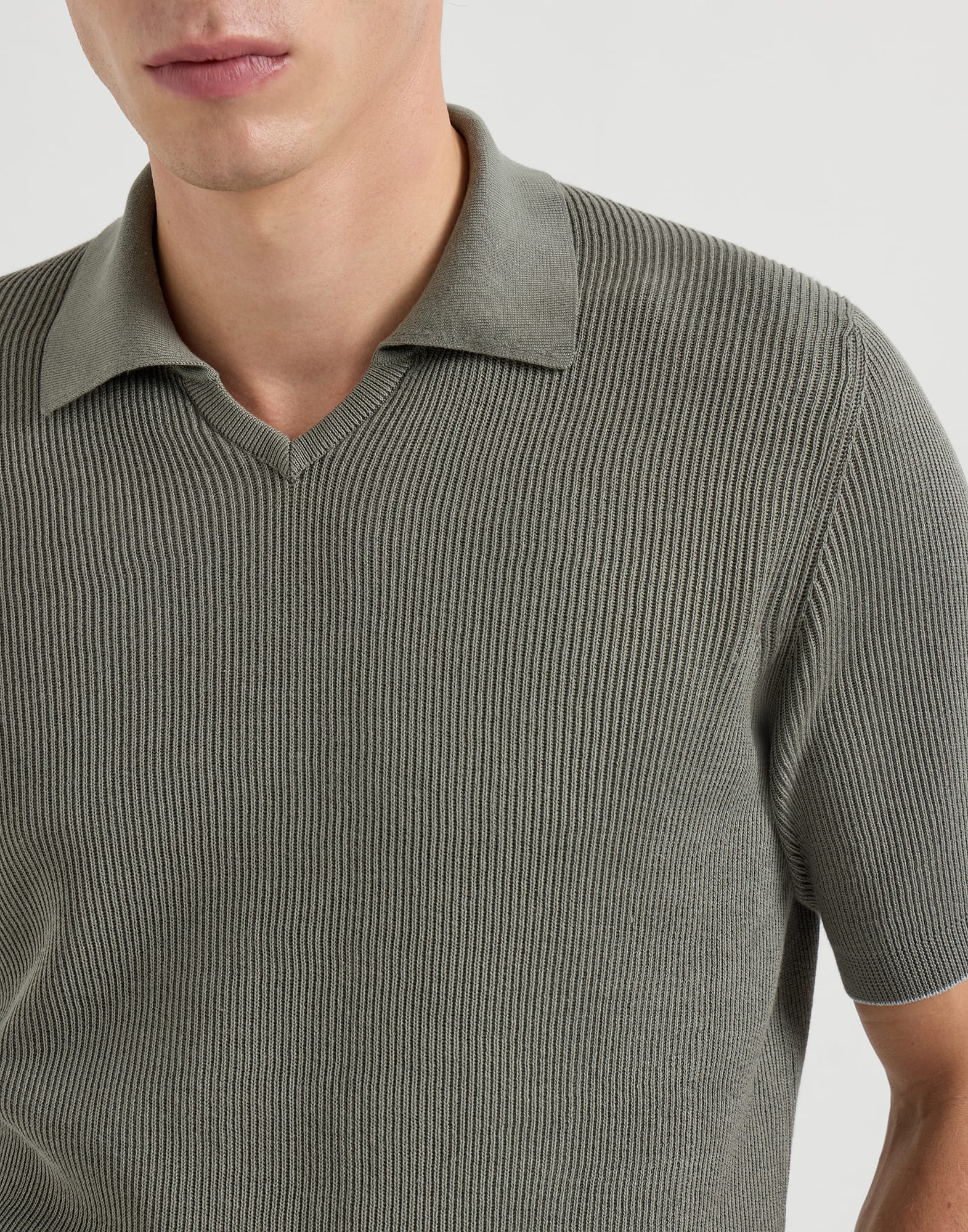 Polo-Style Sweater - Detail view - View Full Screen