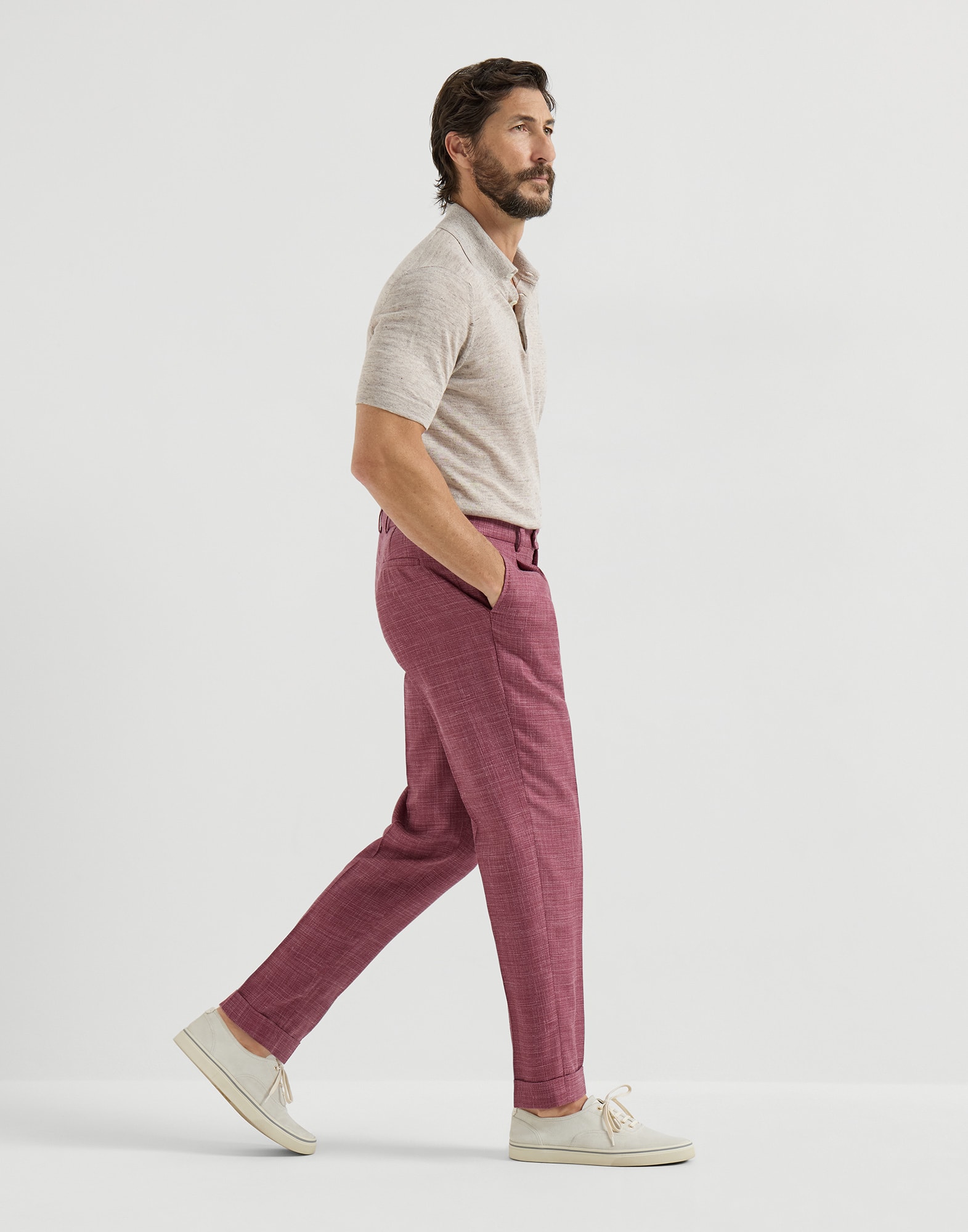 Pantalon à Pinces - Vue éditoriale - Afficher en plein écran