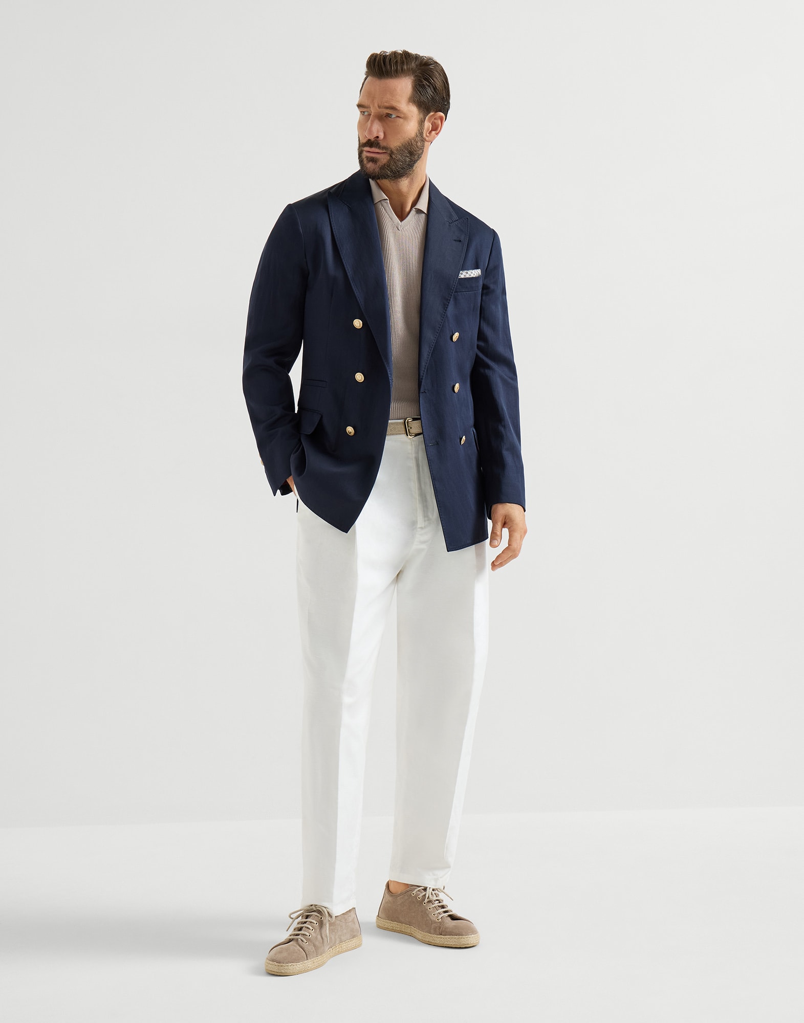 Polo-Style Sweater - Full look - View Full Screen