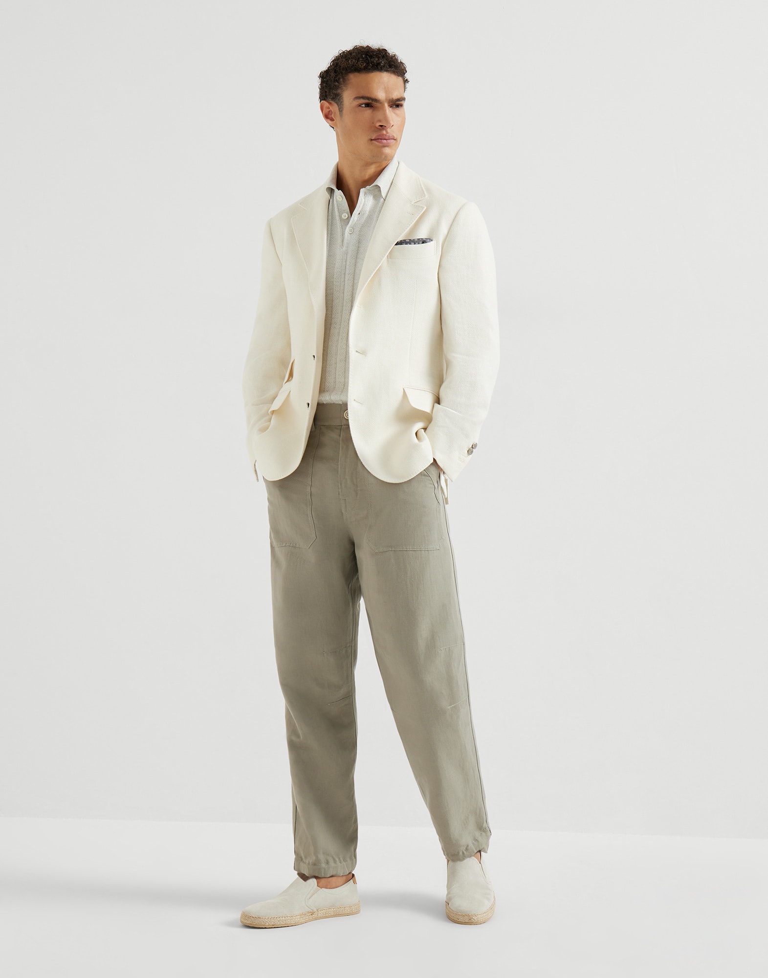 Polo-Style Sweater - Full look - View Full Screen