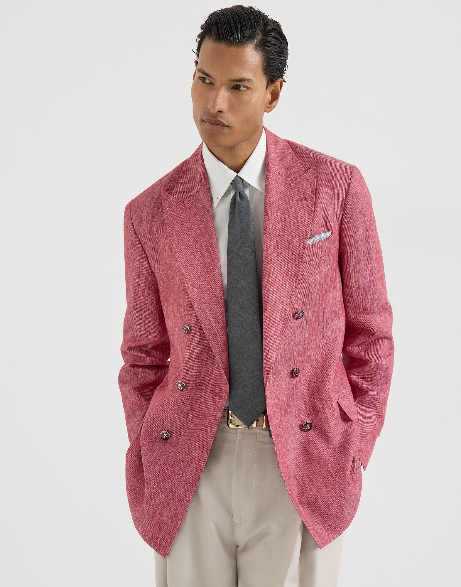 One-and-a-Half-Breasted Blazer - Editorial view - View Full Screen