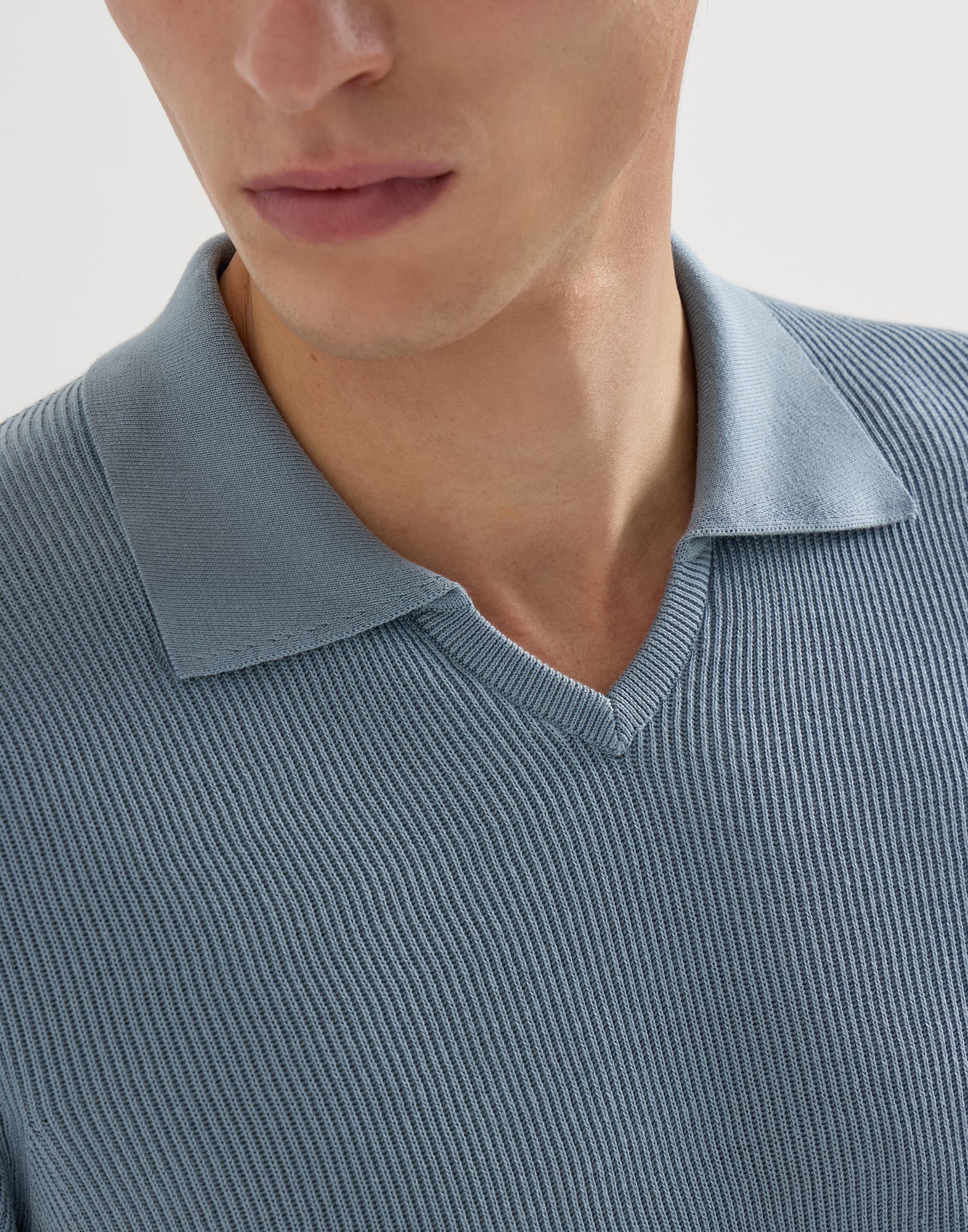 Polo-Style Sweater - Detail view - View Full Screen
