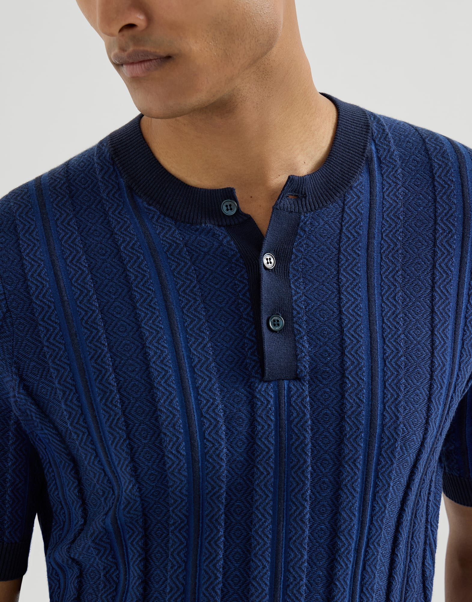 Polo-Style Sweater - Detail view - View Full Screen