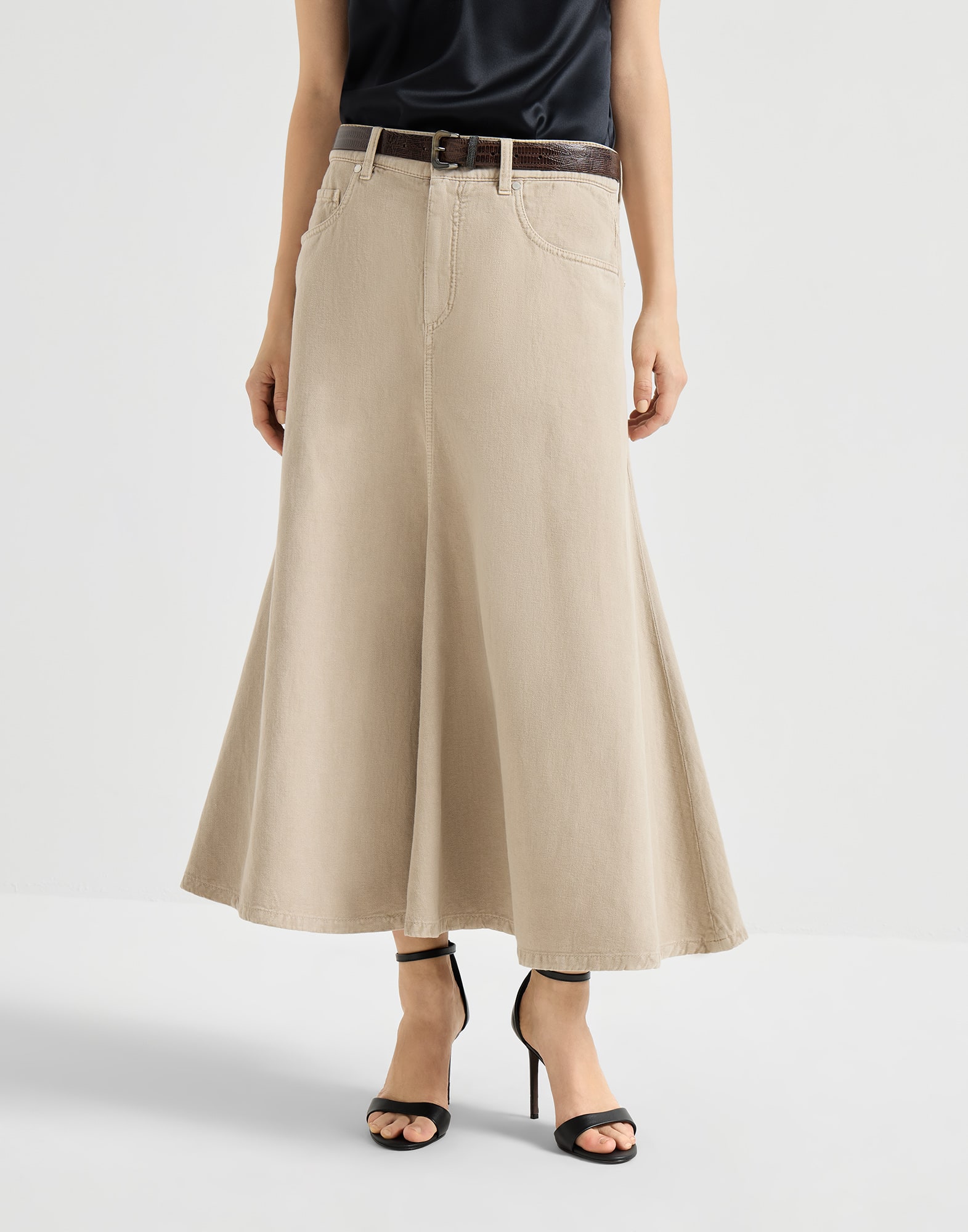 Midi Skirt - Front view - View Full Screen
