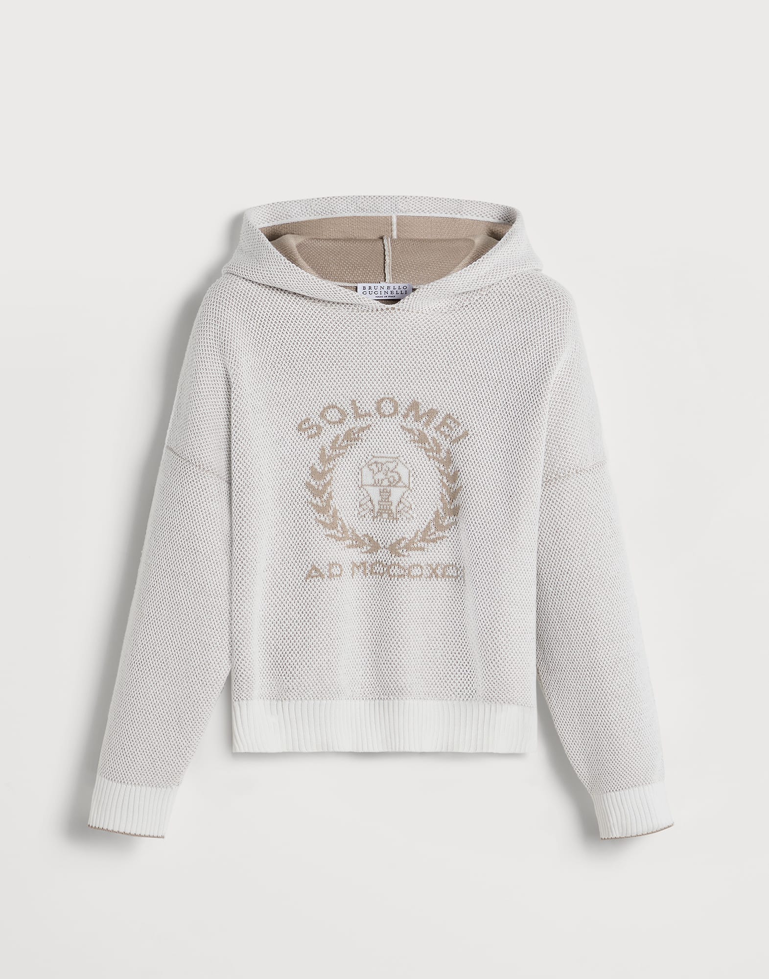 Jacquard knit sweatshirt Panama Girls - Brunello Cucinelli
