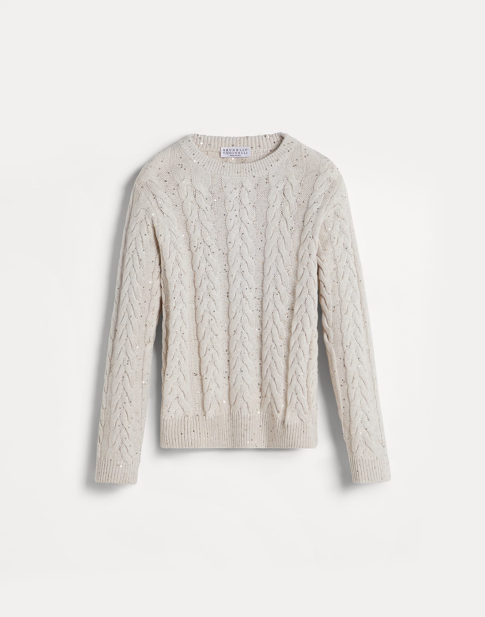 圆领针织衫 - 正面视角 - 正面观看 - 全屏观看